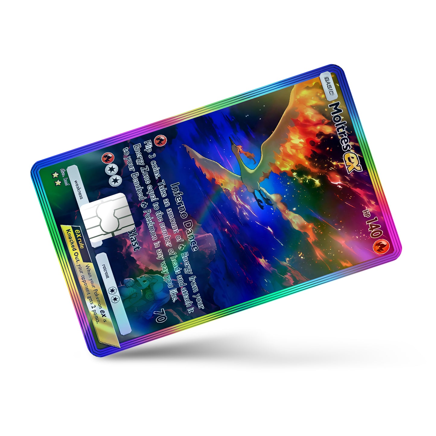 Pokemon Pocket Legendary Birds Holographic Bundle Credit Card & Debit Card Skin