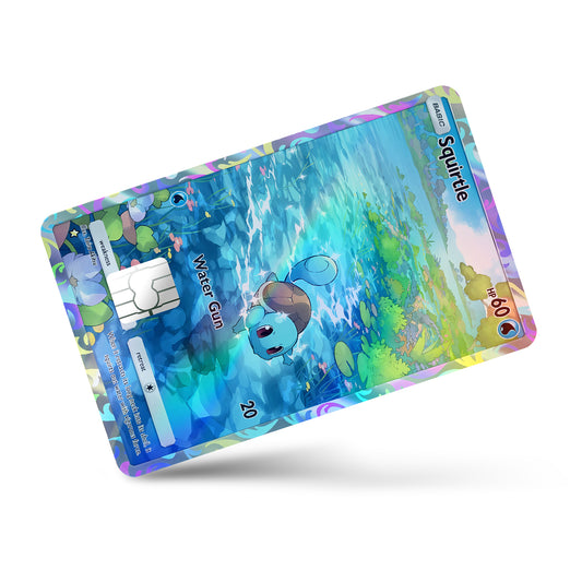 Pokemon Pocket Kanto Starter Holographic Bundle Credit Card & Debit Card Skin