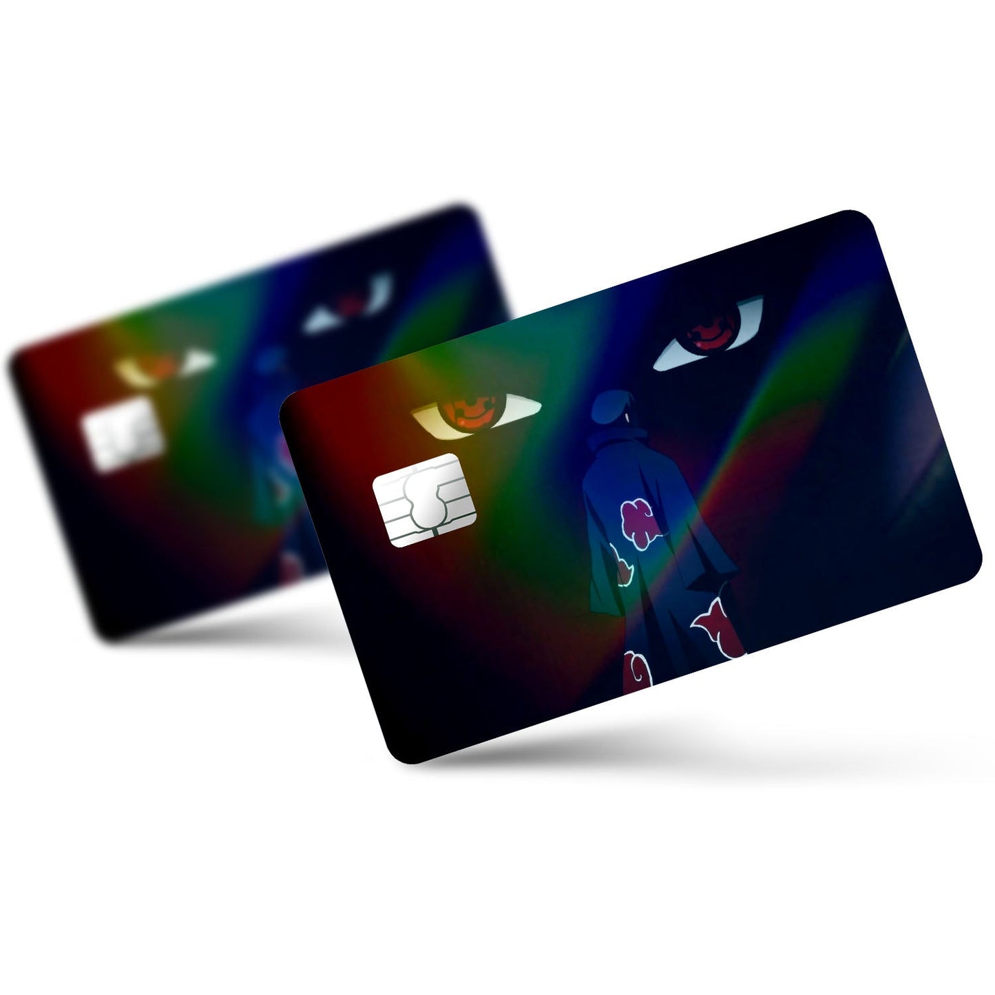 Flex Designs Holographic Credit Card Itachi Tsukuyomi Full Skins - Anime Naruto Holographic Credit Card & Debit Card Skin