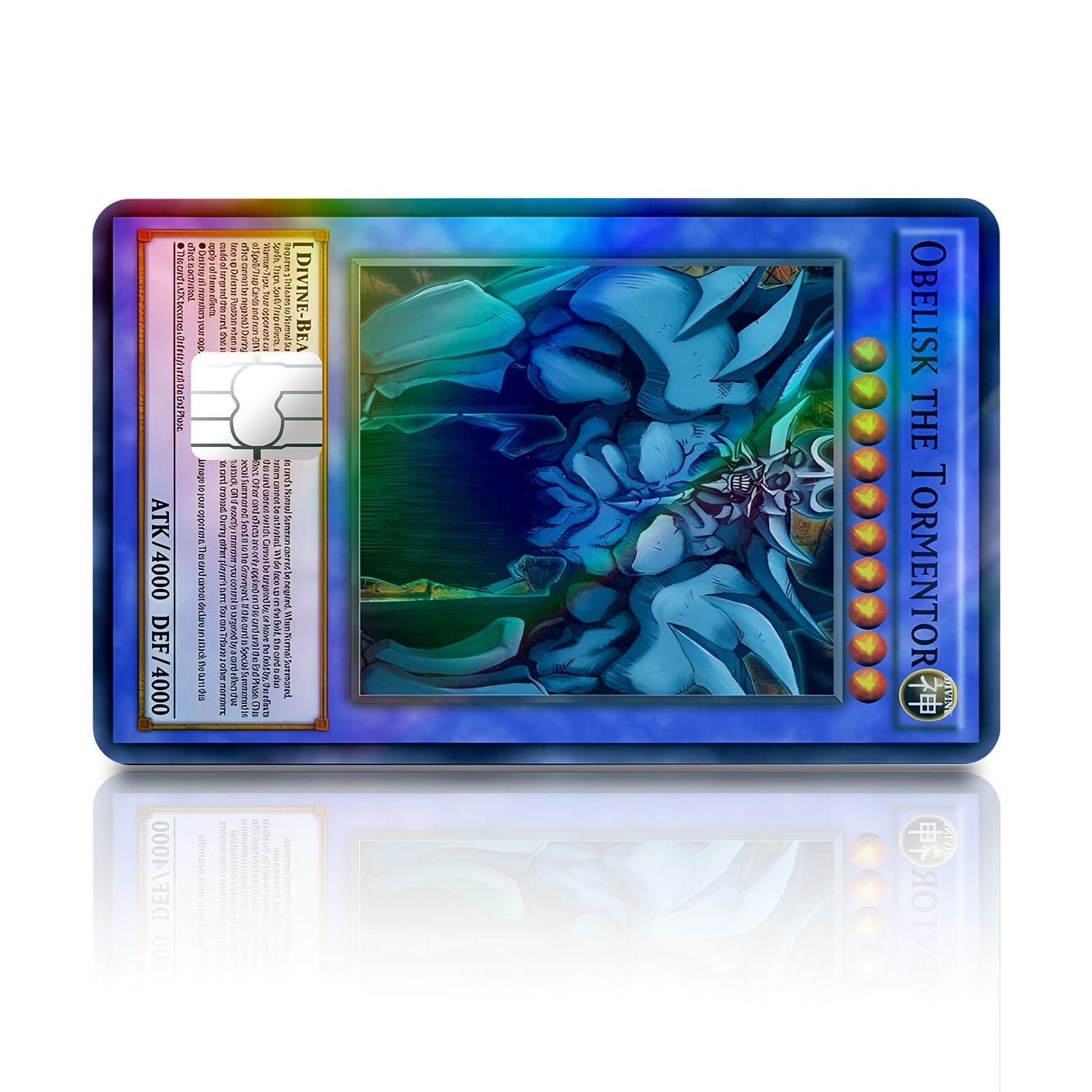 Yugioh Obelisk the Tormentor Holographic Credit Card Holographic Credit Card & Debit Card Skin Flex Design Store Yugioh Obelisk the Tormentor Holographic Credit Card Holographic Credit Card & Debit Card Skin Flex Design Store
