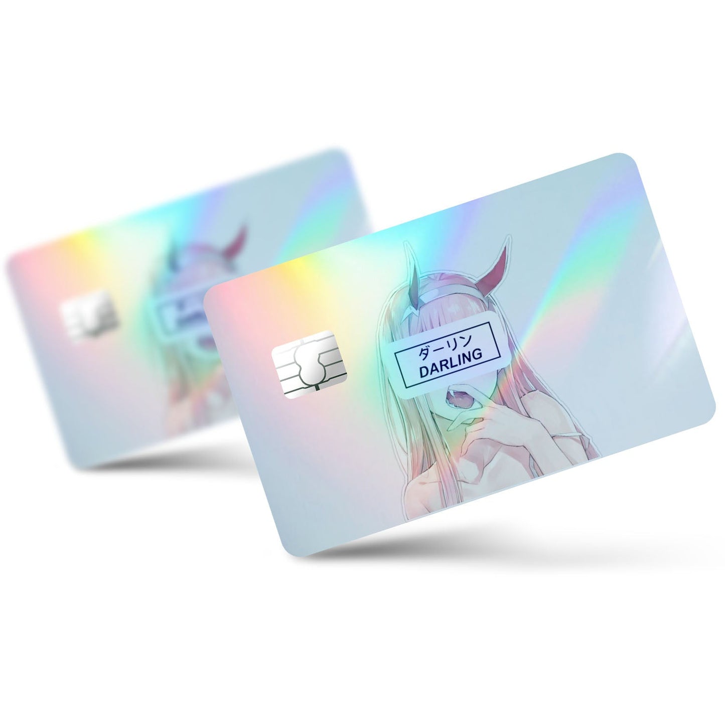 Flex Designs Holographic Credit Card Zero Two Full Skins - Anime Darling in the Franxx Holographic Credit Card & Debit Card Skin