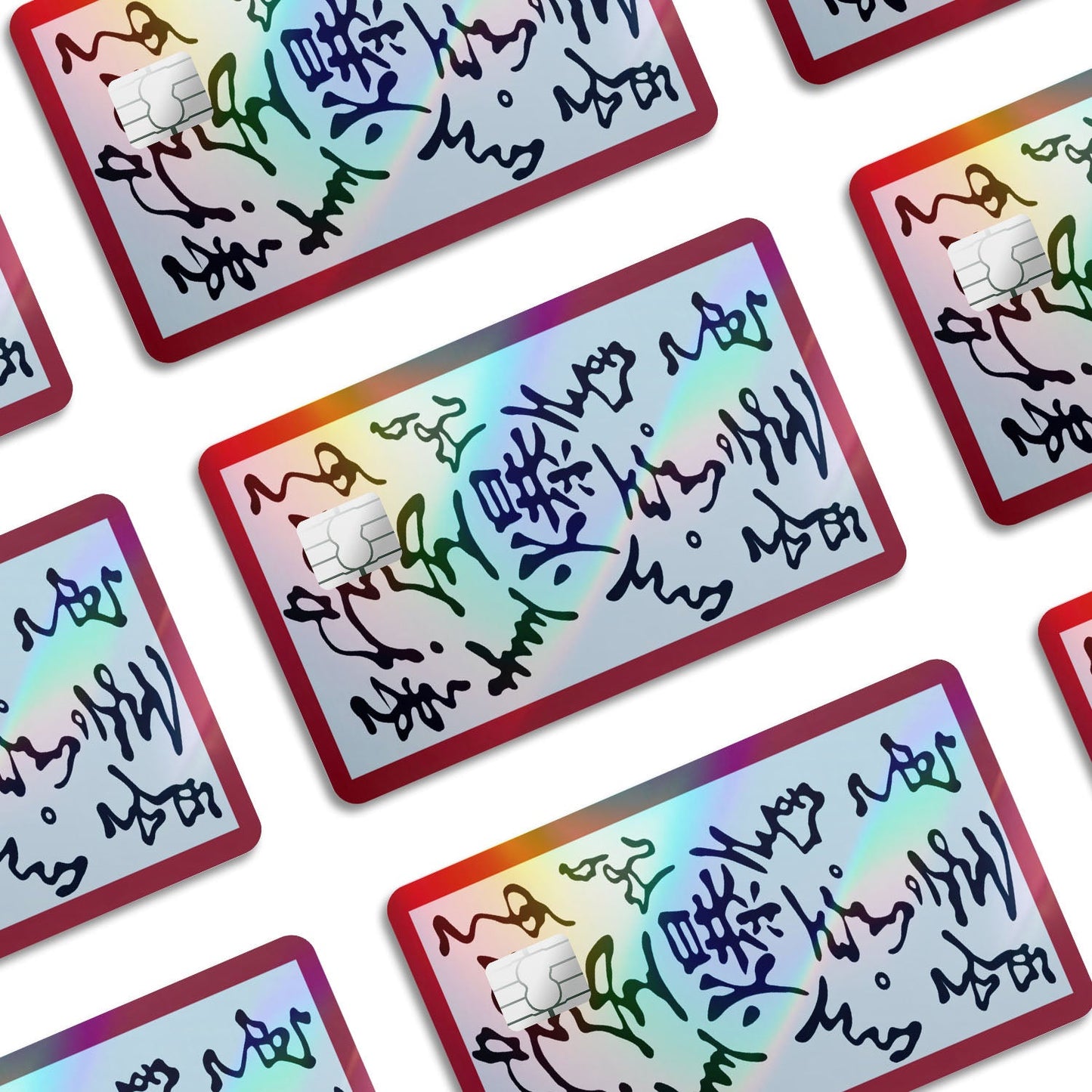 Flex Designs Holographic Credit Card Naruto Flash Bomb Window Skins - Anime Naruto Holographic Credit Card & Debit Card Skin