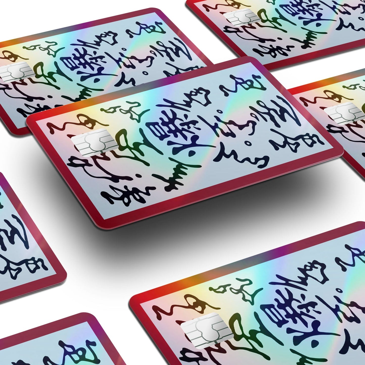 Flex Designs Holographic Credit Card Naruto Flash Bomb Window Skins - Anime Naruto Holographic Credit Card & Debit Card Skin