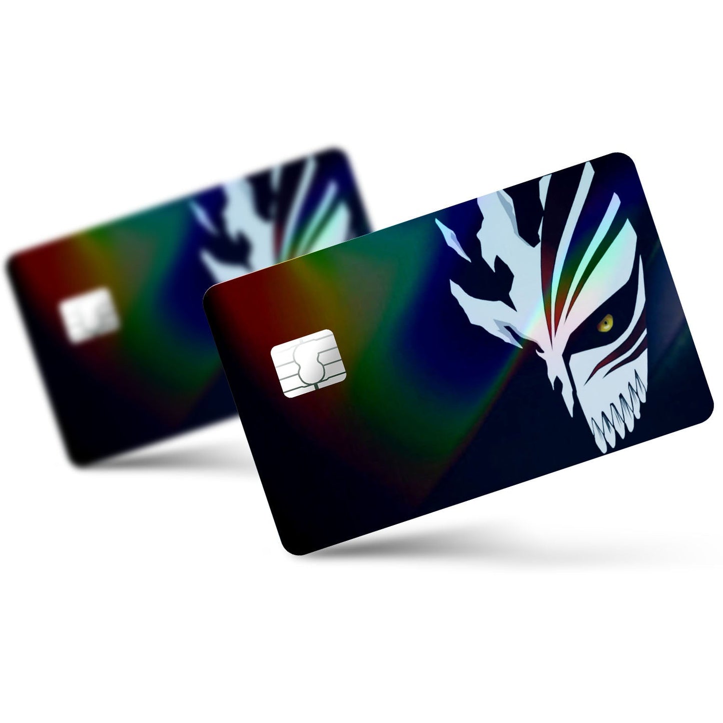 Flex Designs Holographic Credit Card Bleach Hollow Mask Full Skins - Anime Bleach Holographic Credit Card & Debit Card Skin