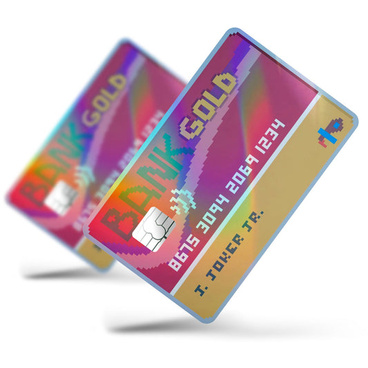 Flex Designs Holographic Credit Card Balatro Credit Card Joker Full Skins - Gaming Balatro Holographic Credit Card & Debit Card Skin