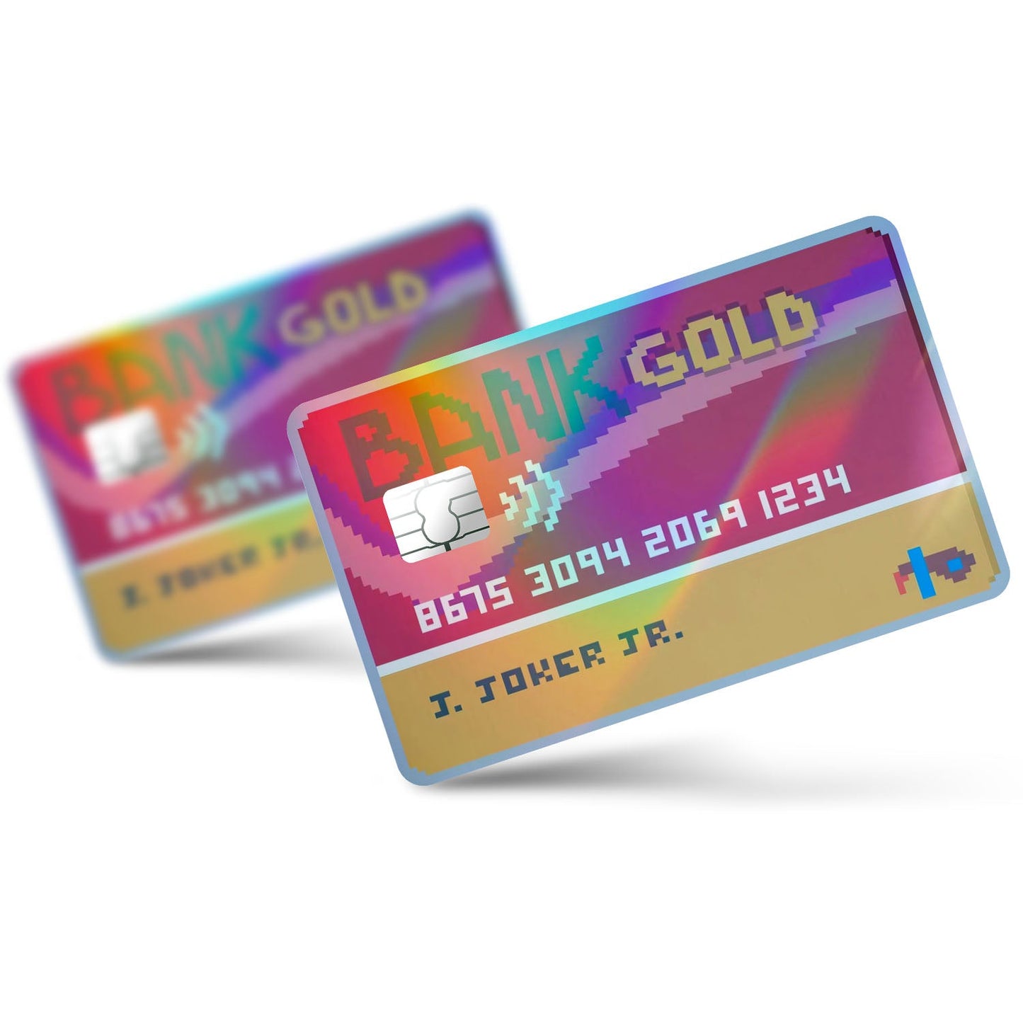Flex Designs Holographic Credit Card Balatro Credit Card Joker Full Skins - Gaming Balatro Holographic Credit Card & Debit Card Skin