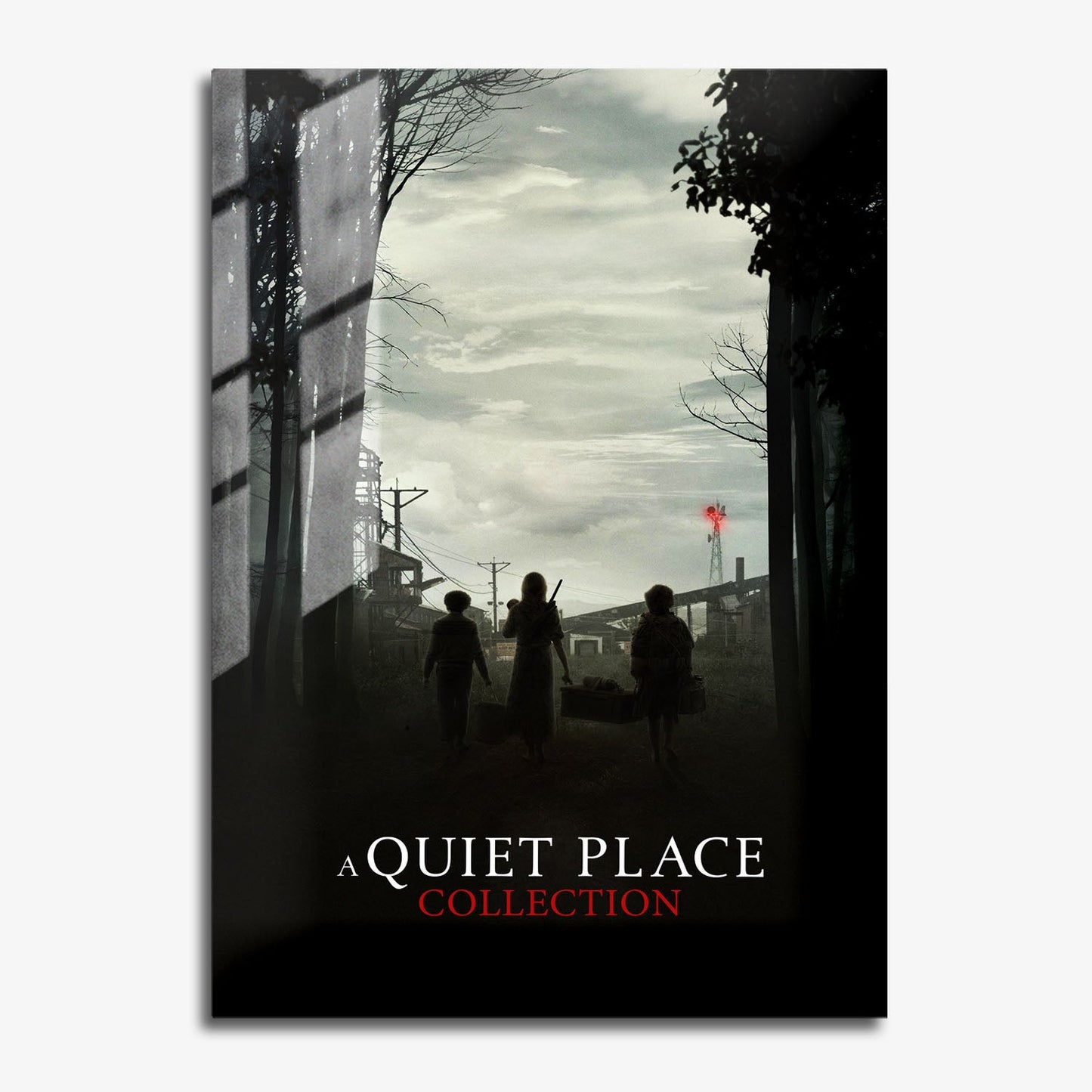 Flex Designs Metal Poster A Quiet Place Minimalist 11 x 17" Home Goods - Movie 2018 Movie Metal Poster