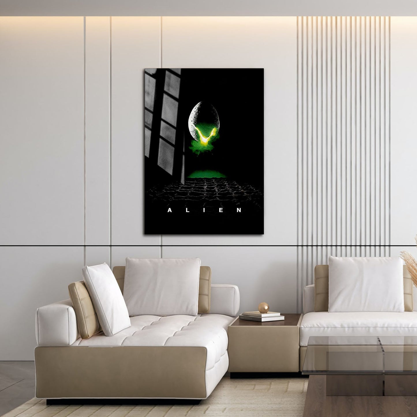 Flex Designs Metal Poster Alien 16 x 24" Home Goods - Movie 1979 Movie Metal Poster