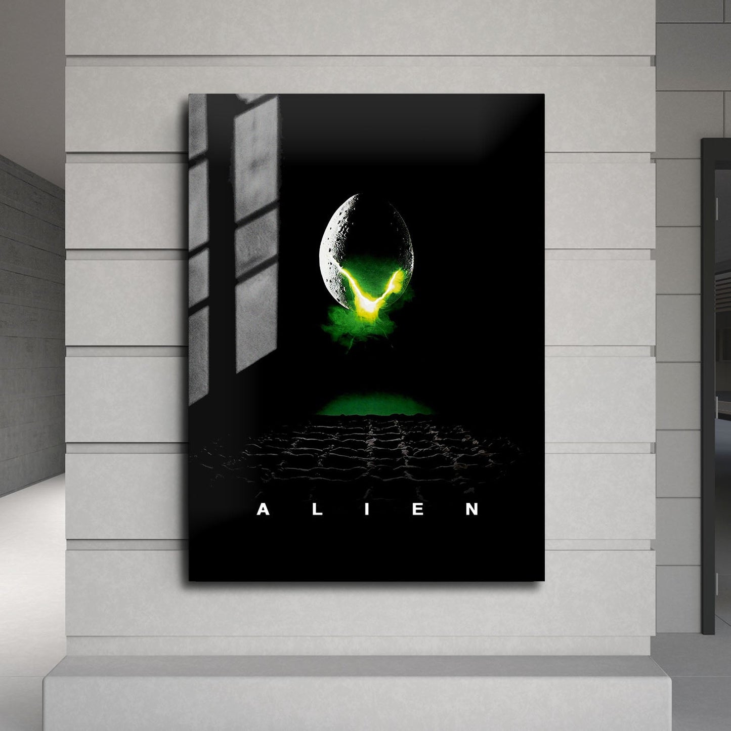 Flex Designs Metal Poster Alien 24 x 36" Home Goods - Movie 1979 Movie Metal Poster