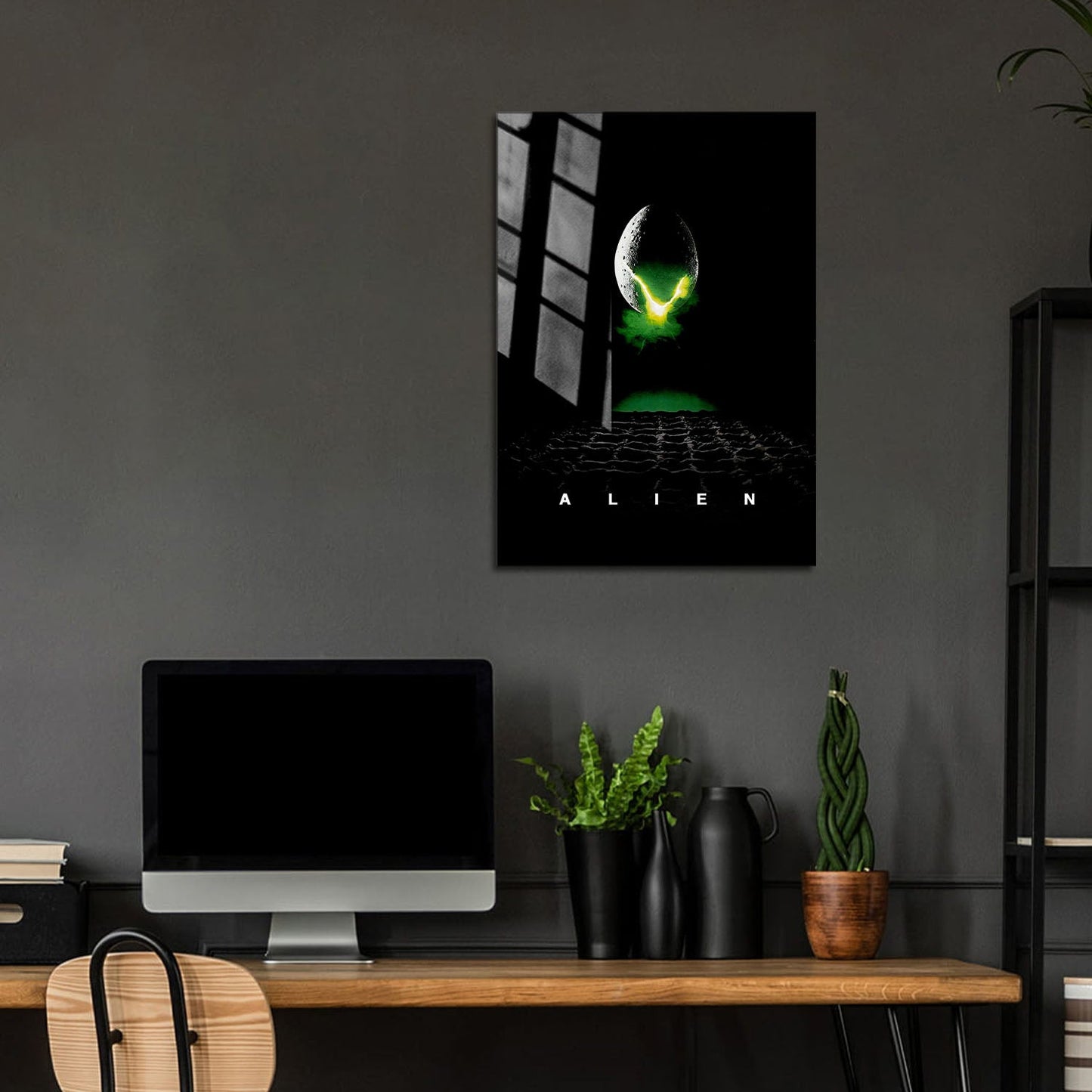 Flex Designs Metal Poster Alien 5 x 7" Home Goods - Movie 1979 Movie Metal Poster
