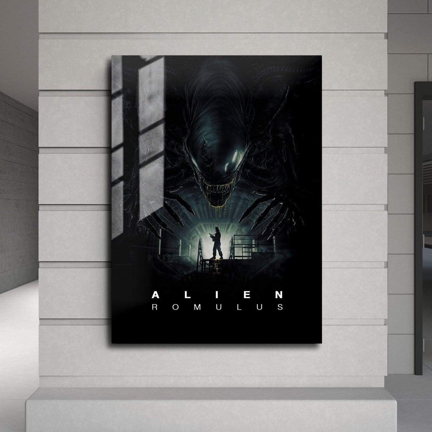 Flex Designs Metal Poster Alien Romulus 24 x 36" Home Goods - Movie 2024 Movie Metal Poster
