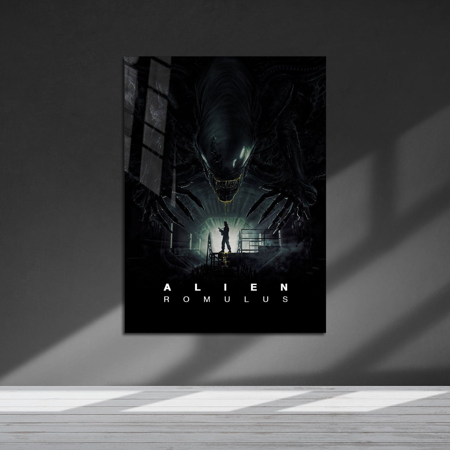 Flex Designs Metal Poster Alien Romulus 5 x 7" Home Goods - Movie 2024 Movie Metal Poster