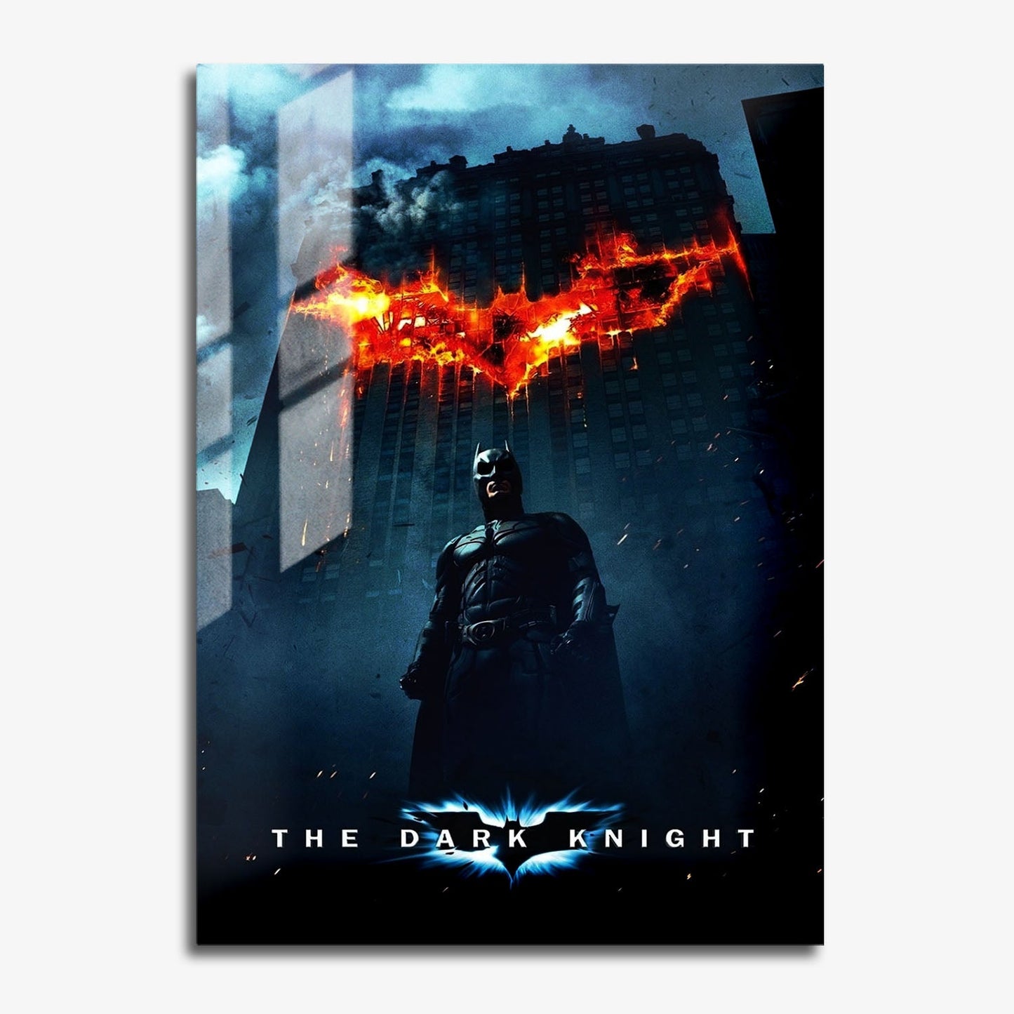 Flex Designs Metal Poster The Dark Knight 11 x 17" Home Goods - Movie 2008 Movie Metal Poster
