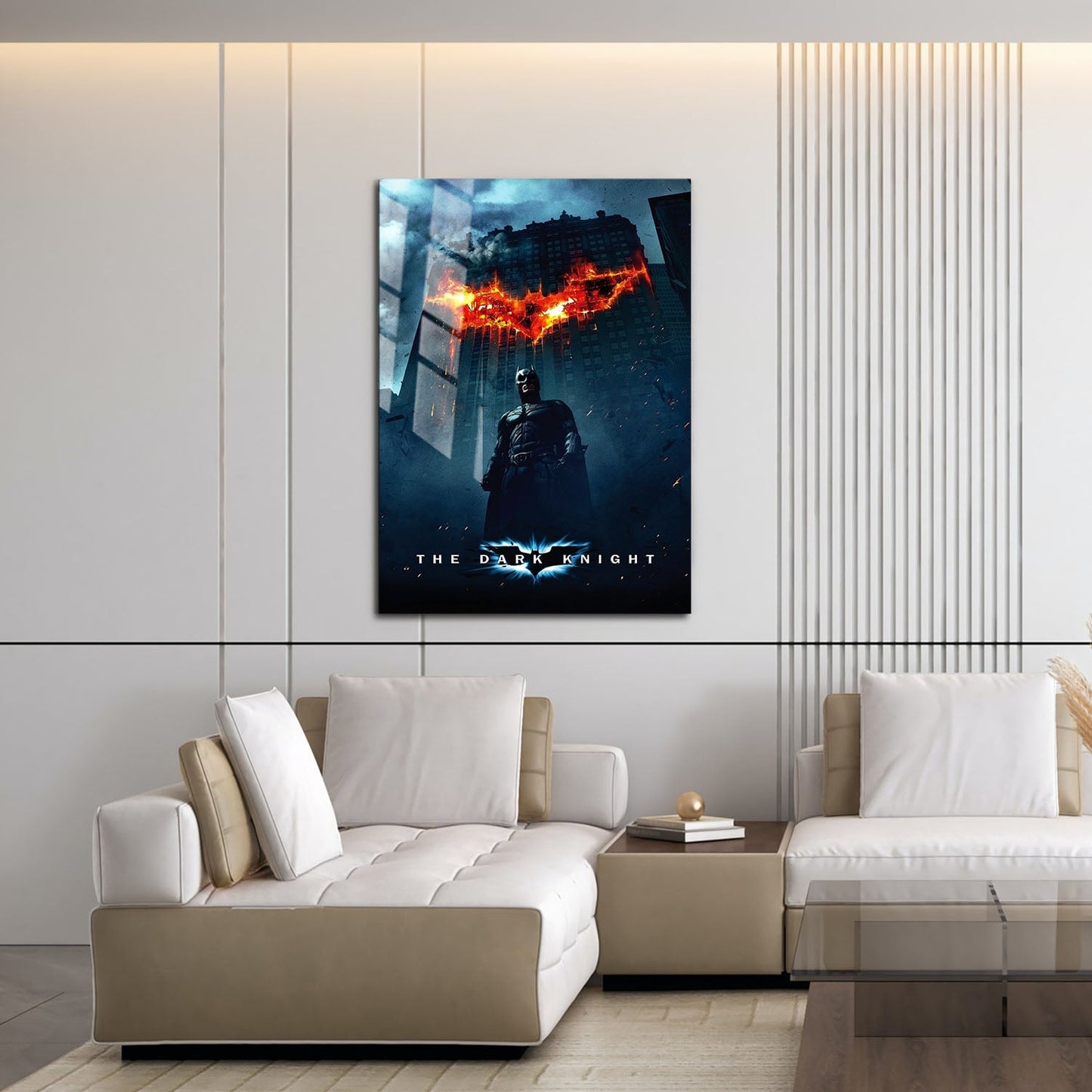 Flex Designs Metal Poster The Dark Knight 16 x 24" Home Goods - Movie 2008 Movie Metal Poster