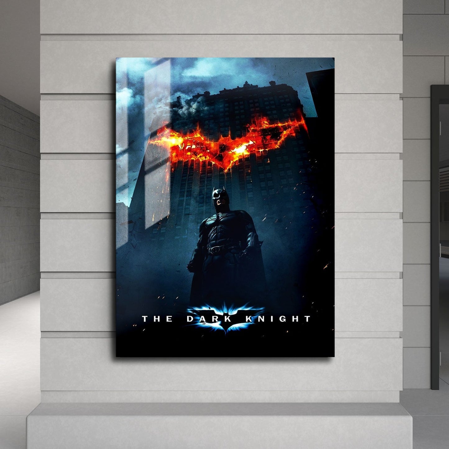 Flex Designs Metal Poster The Dark Knight 24 x 36" Home Goods - Movie 2008 Movie Metal Poster