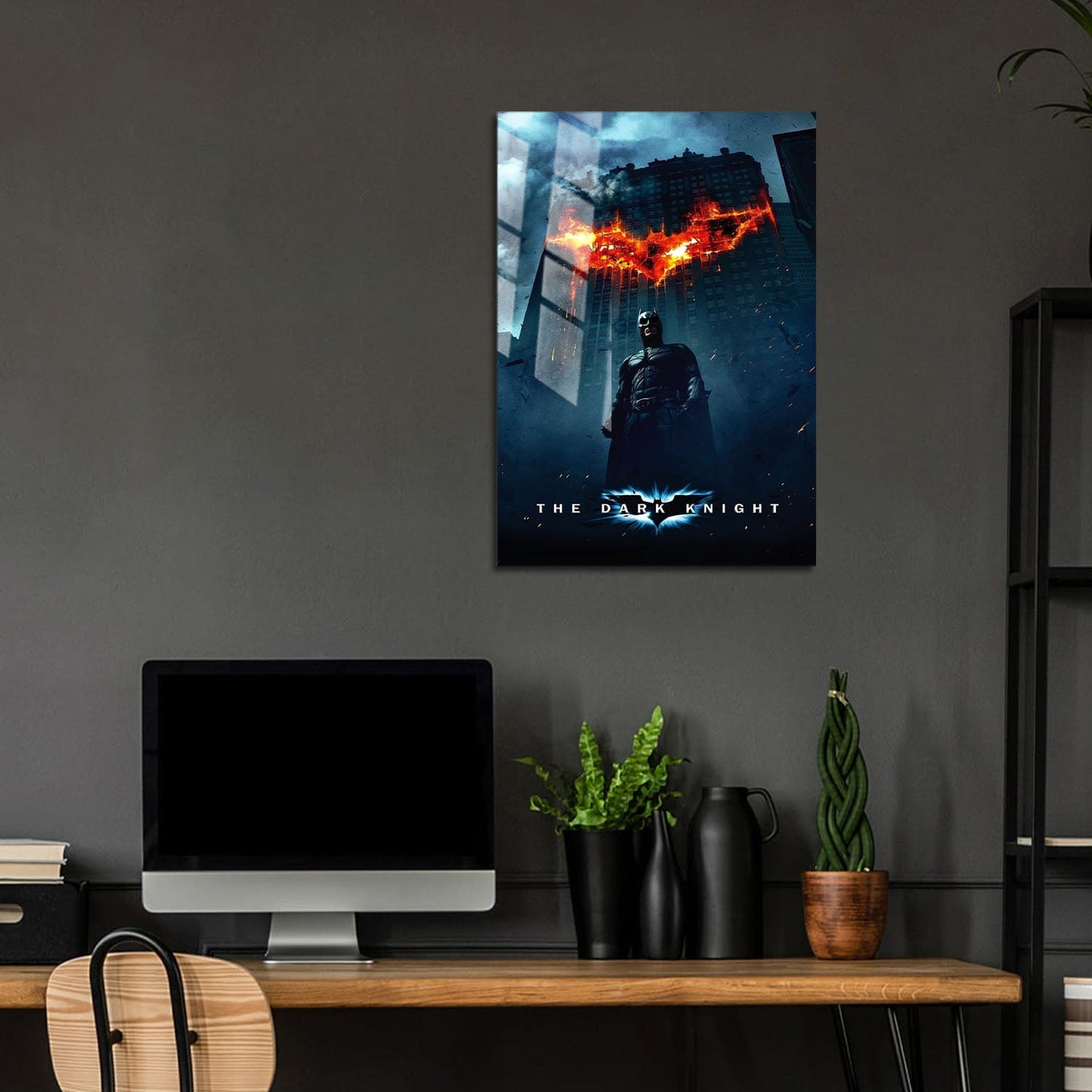 Flex Designs Metal Poster The Dark Knight 5 x 7" Home Goods - Movie 2008 Movie Metal Poster