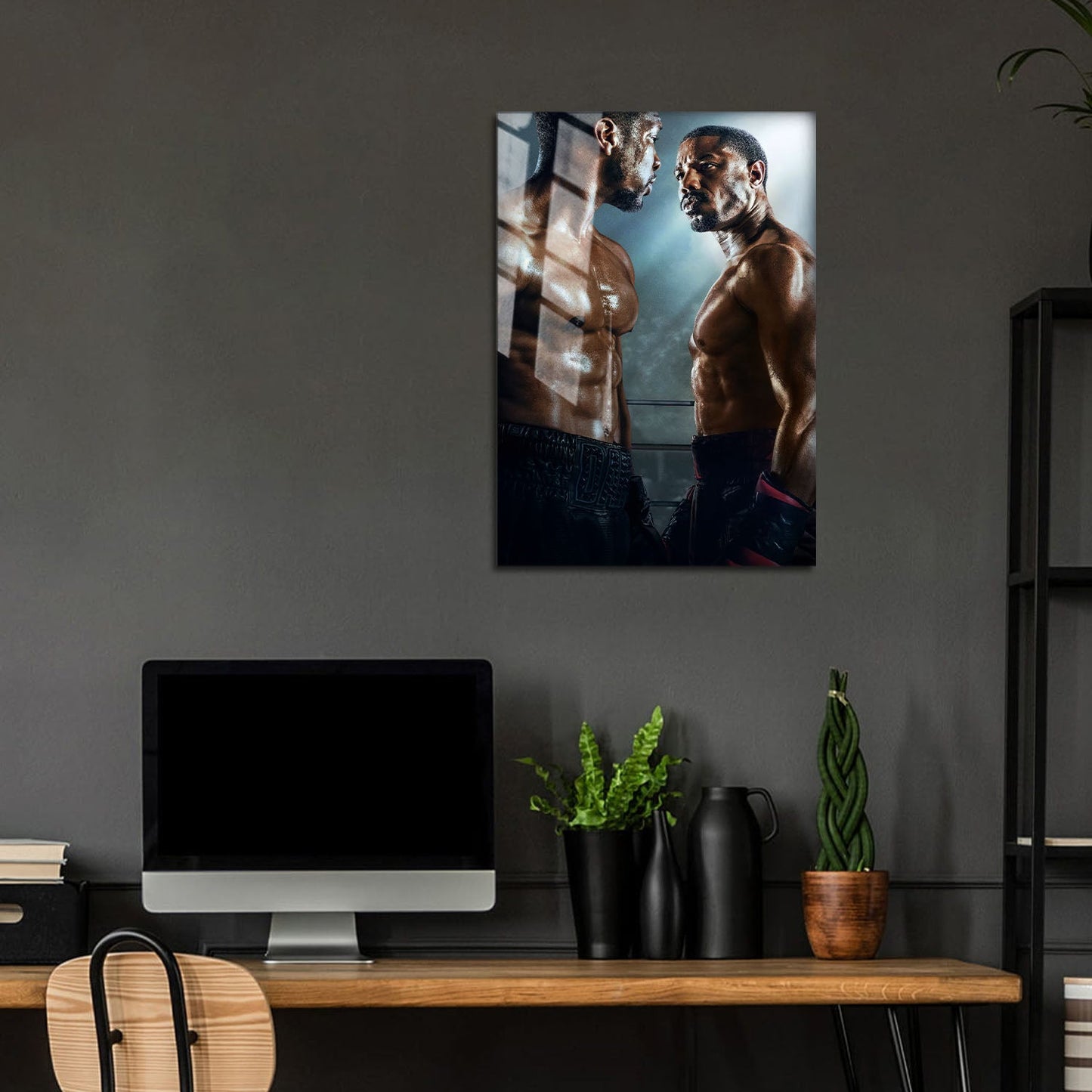 Flex Designs Metal Poster Creed III Key Visual 5 x 7" Home Goods - Movie 2023 Movie Metal Poster