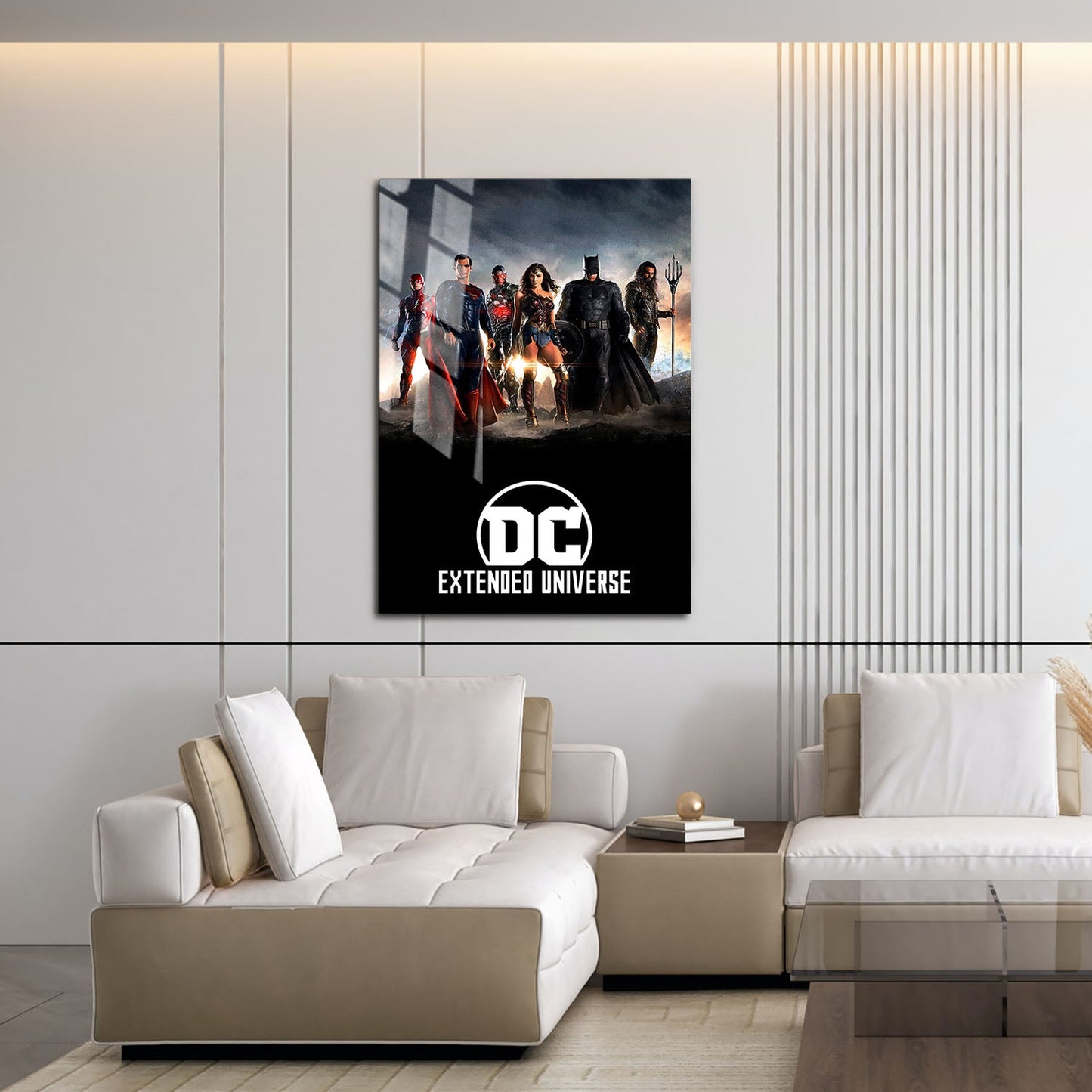 Flex Designs Metal Poster Worlds of DCEU 16 x 24" Home Goods - Movie Movie Metal Poster