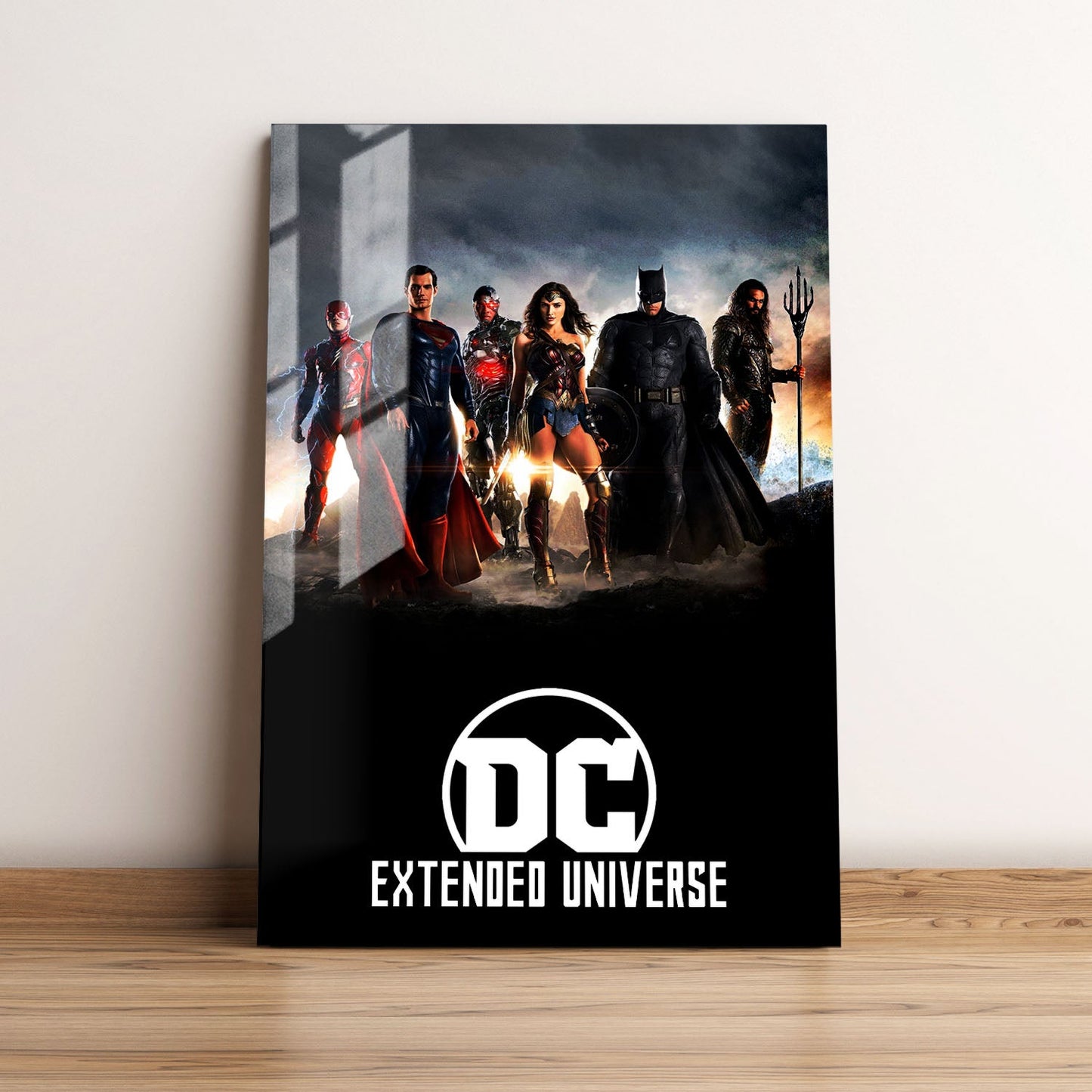 Worlds of DCEU Movie Metal Poster
