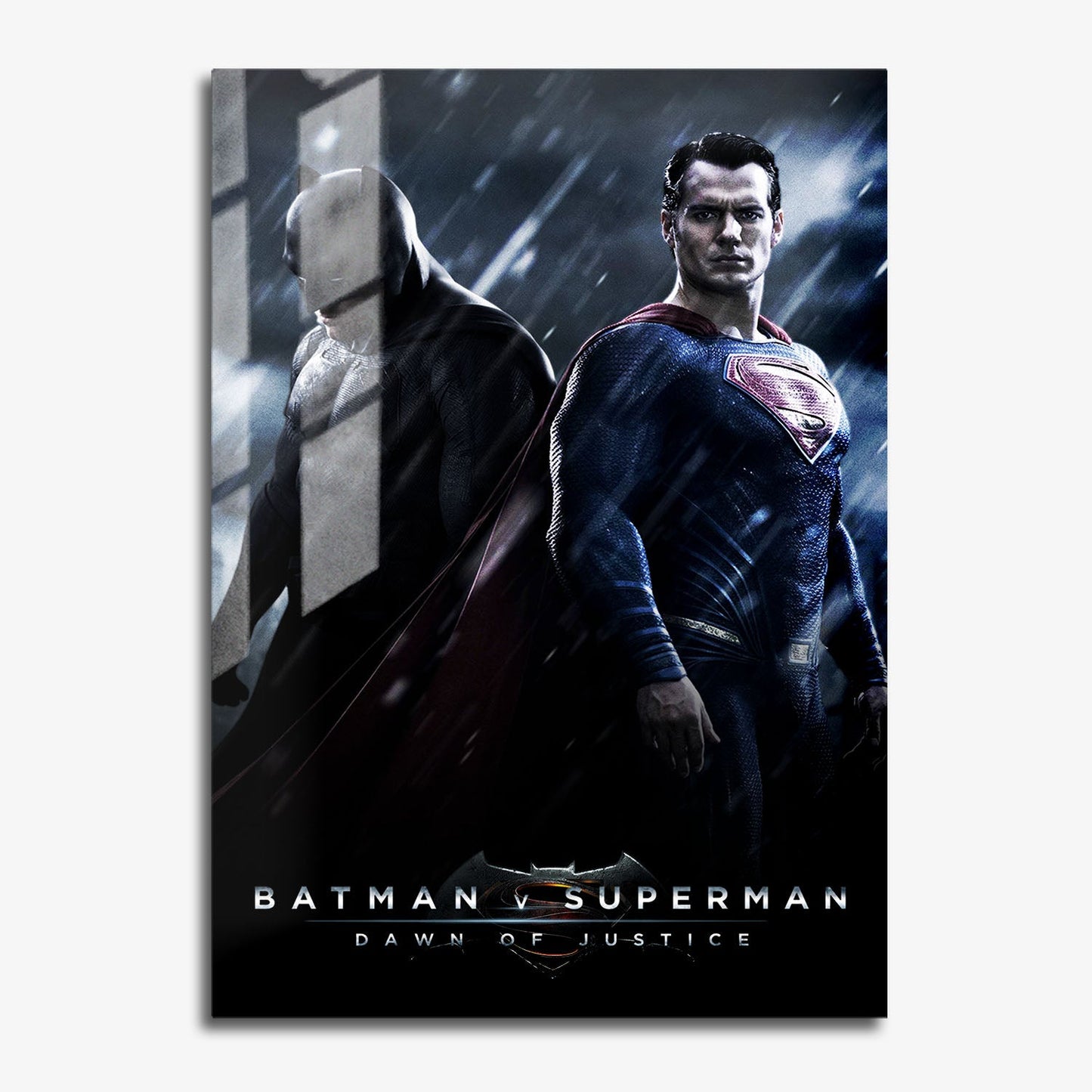 Flex Designs Metal Poster Batman v Superman Dawn of Justice 11 x 17" Home Goods - Movie 2016 Movie Metal Poster
