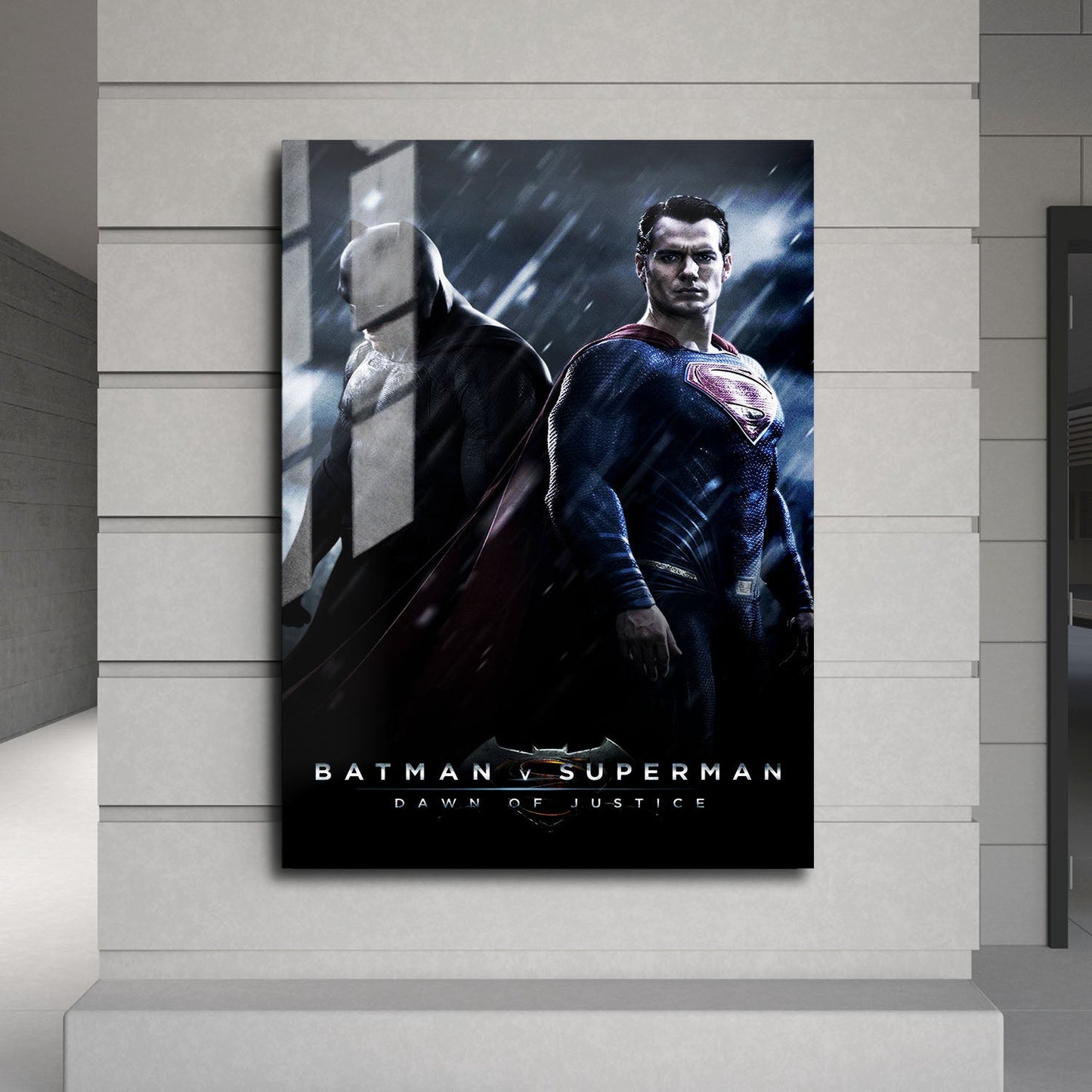 Flex Designs Metal Poster Batman v Superman Dawn of Justice 24 x 36" Home Goods - Movie 2016 Movie Metal Poster