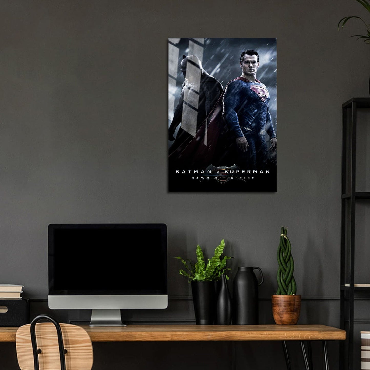 Flex Designs Metal Poster Batman v Superman Dawn of Justice 5 x 7" Home Goods - Movie 2016 Movie Metal Poster