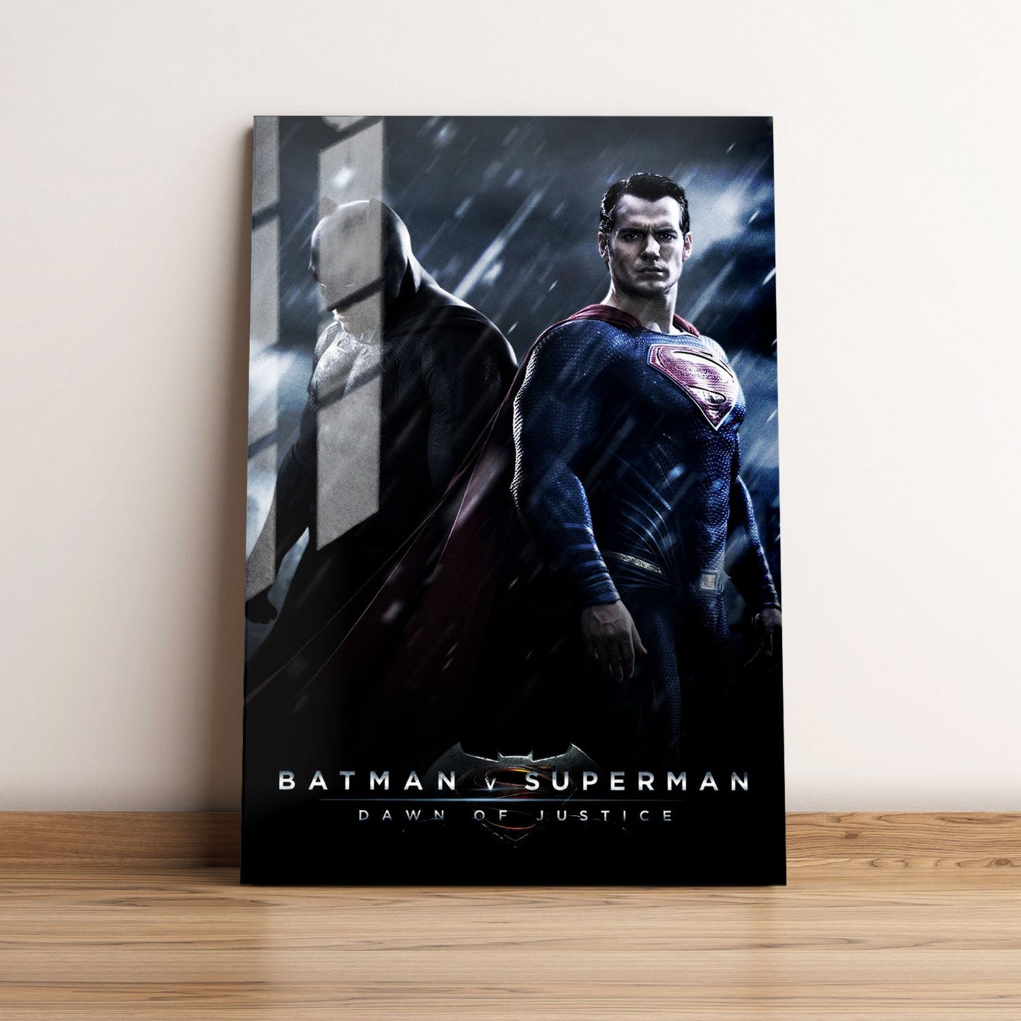 Batman v Superman Dawn of Justice Movie Metal Poster