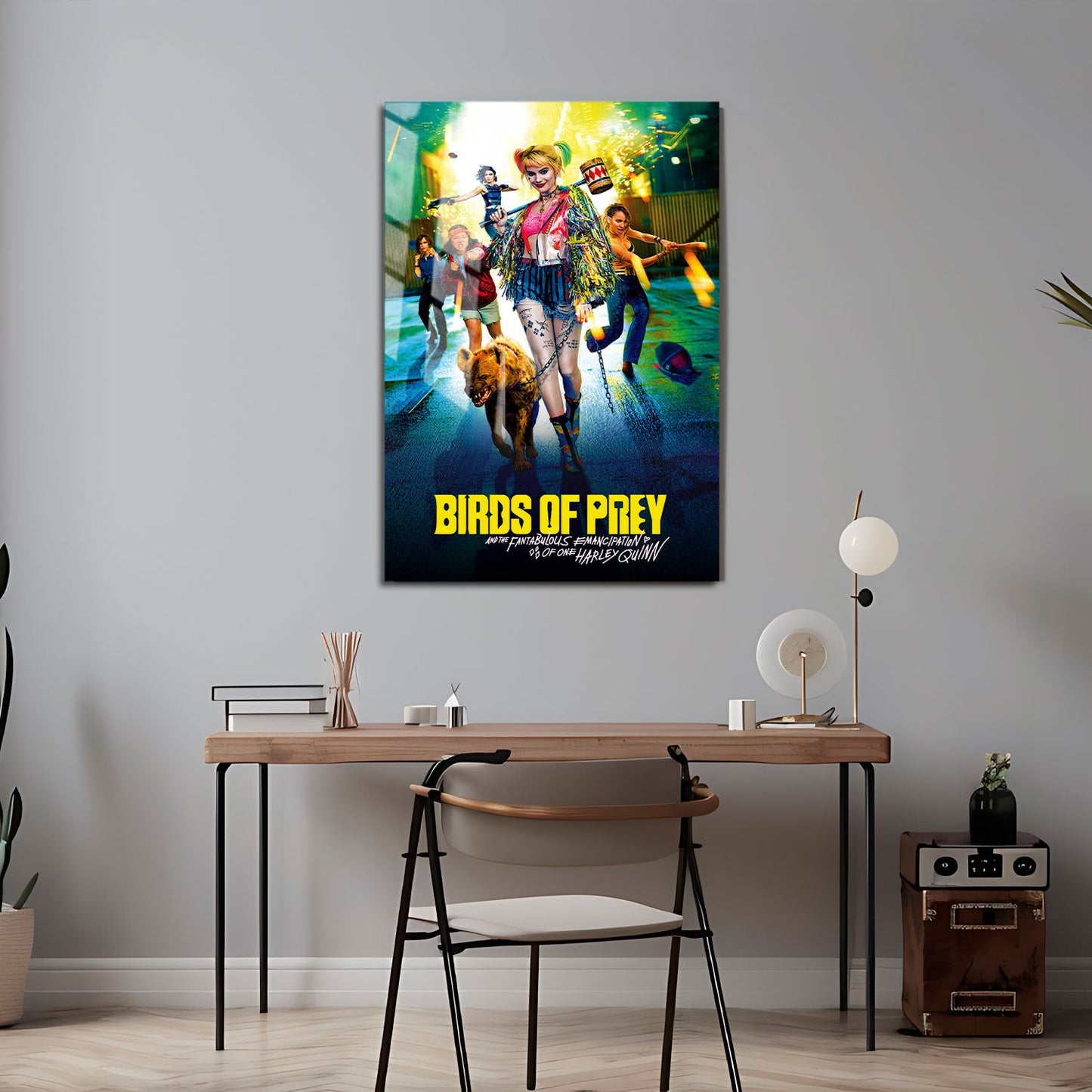 Flex Designs Metal Poster Birds of Prey the Fantabulous Emancipation of Harley Quinn 24 x 36" Home Goods - Movie 2020 Movie Metal Poster