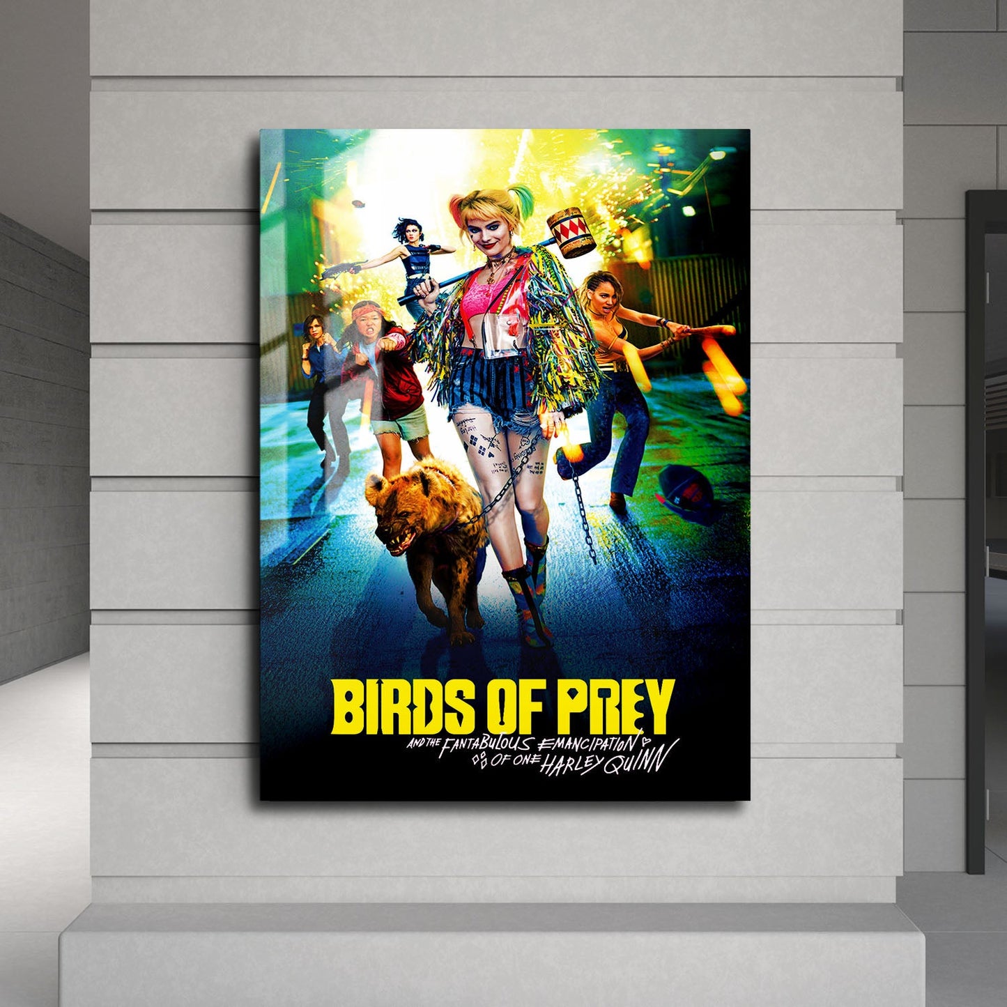 Flex Designs Metal Poster Birds of Prey the Fantabulous Emancipation of Harley Quinn 24 x 36" Home Goods - Movie 2020 Movie Metal Poster
