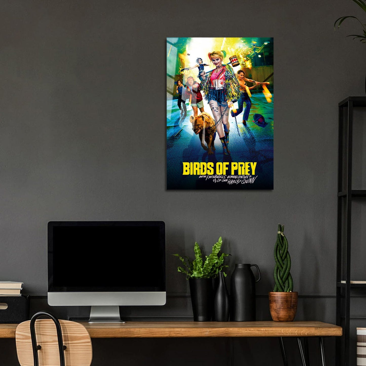 Flex Designs Metal Poster Birds of Prey the Fantabulous Emancipation of Harley Quinn 5 x 7" Home Goods - Movie 2020 Movie Metal Poster