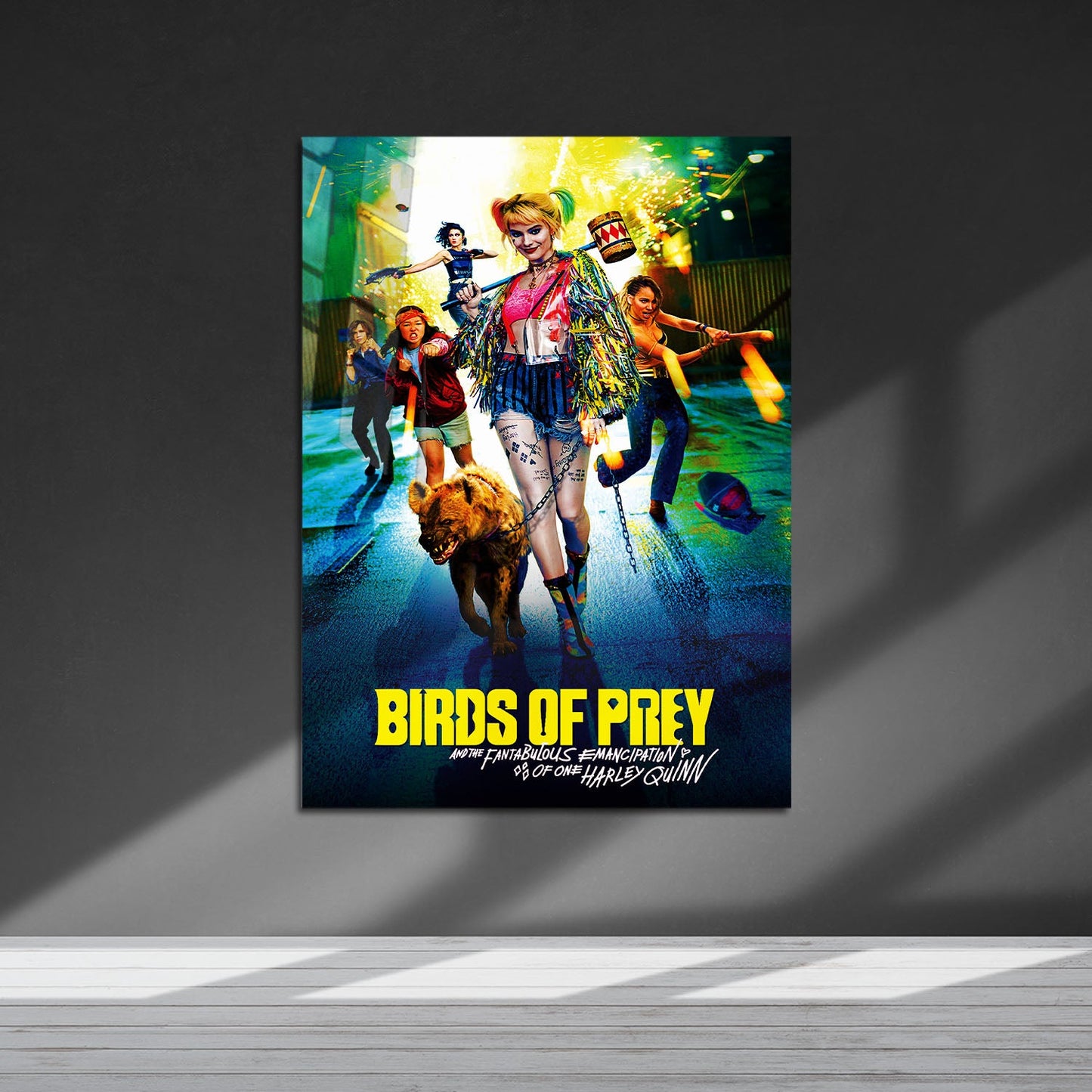 Flex Designs Metal Poster Birds of Prey the Fantabulous Emancipation of Harley Quinn 5 x 7" Home Goods - Movie 2020 Movie Metal Poster