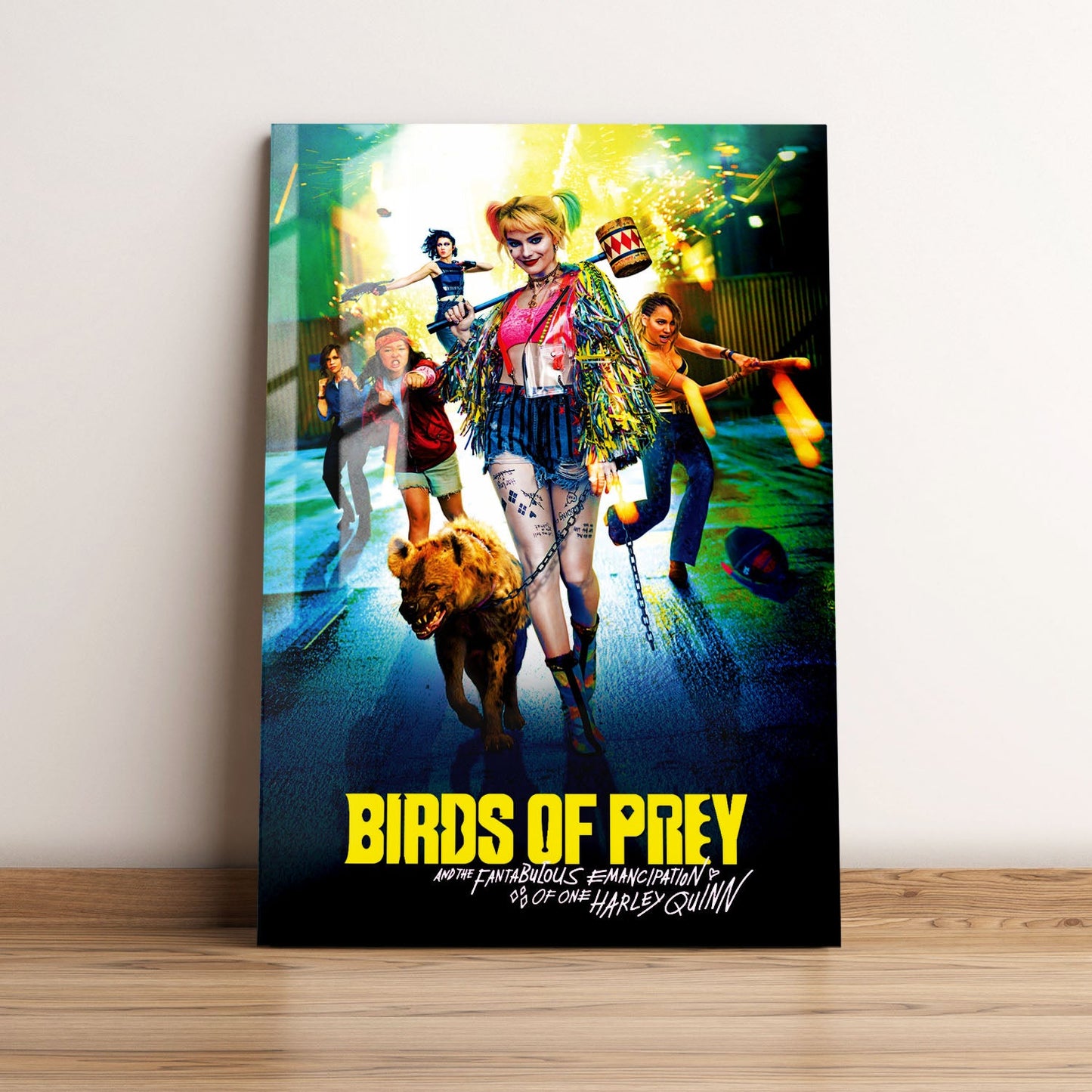 Birds of Prey the Fantabulous Emancipation of Harley Quinn Movie Metal Poster