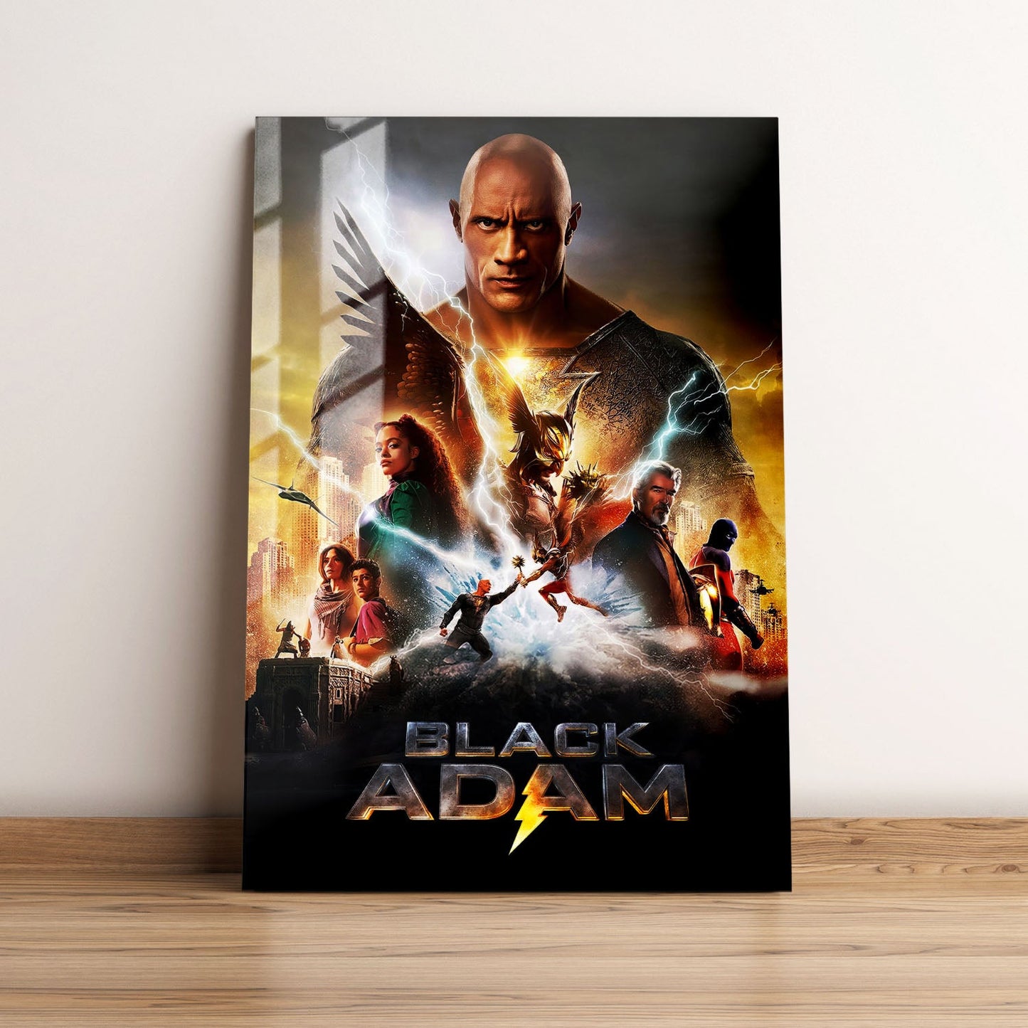 Black Adam Movie Metal Poster
