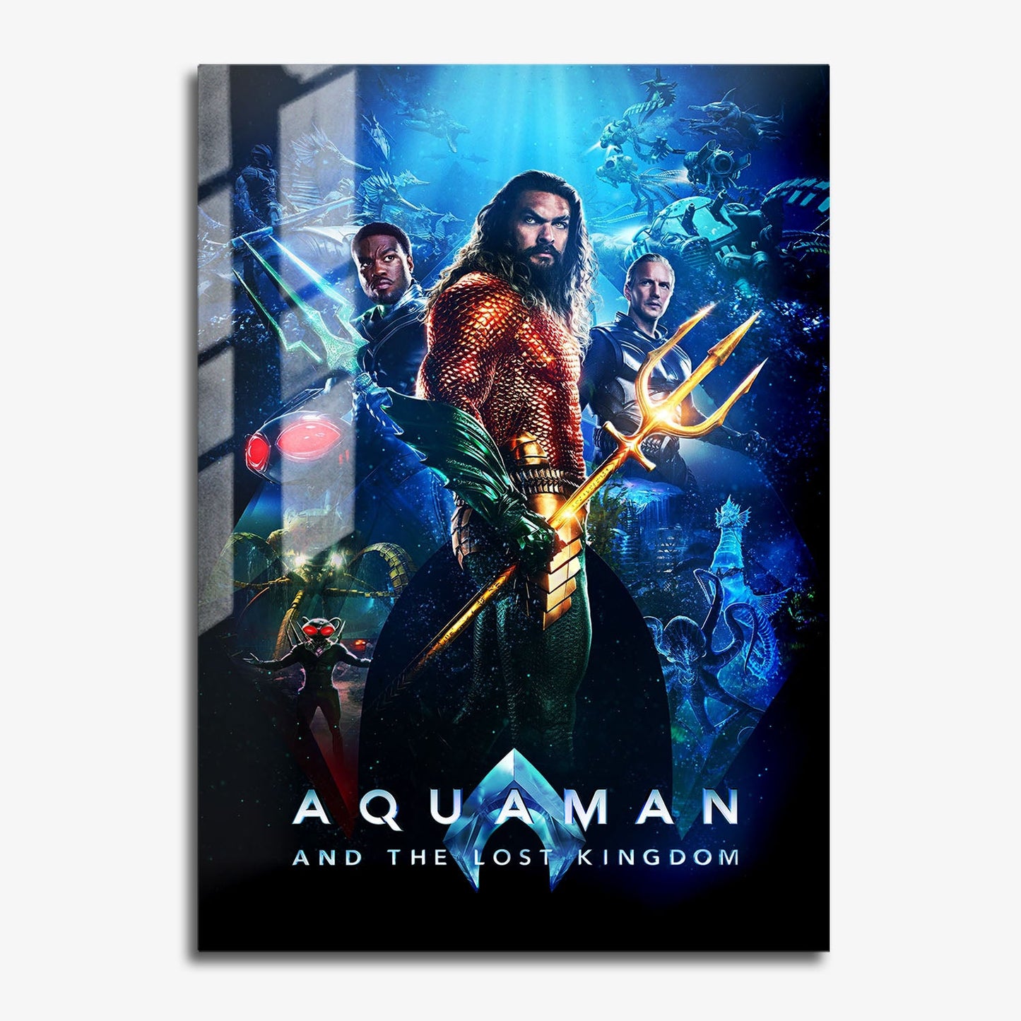 Flex Designs Metal Poster Aquaman and the Lost Kingdom 11 x 17" Home Goods - Movie 2023 Movie Metal Poster