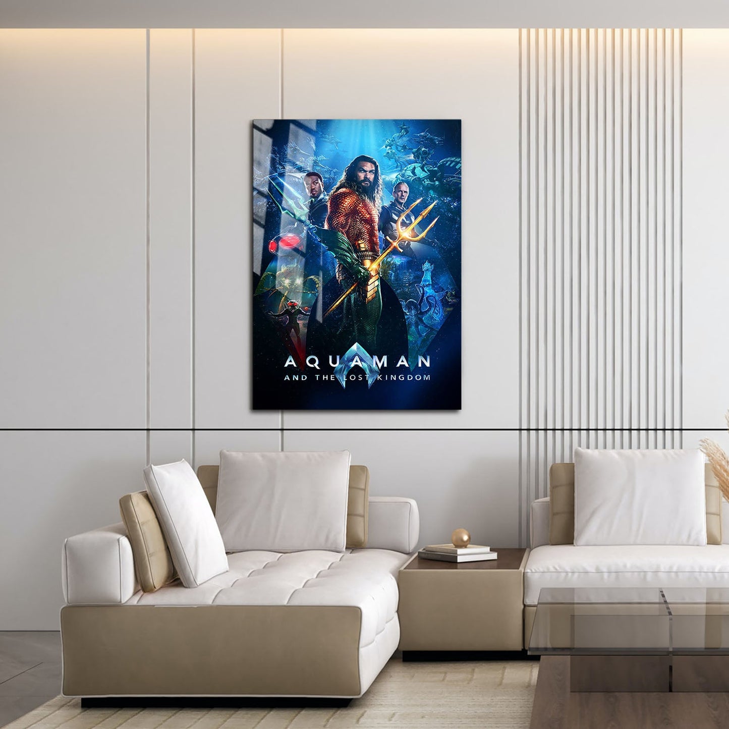 Flex Designs Metal Poster Aquaman and the Lost Kingdom 16 x 24" Home Goods - Movie 2023 Movie Metal Poster