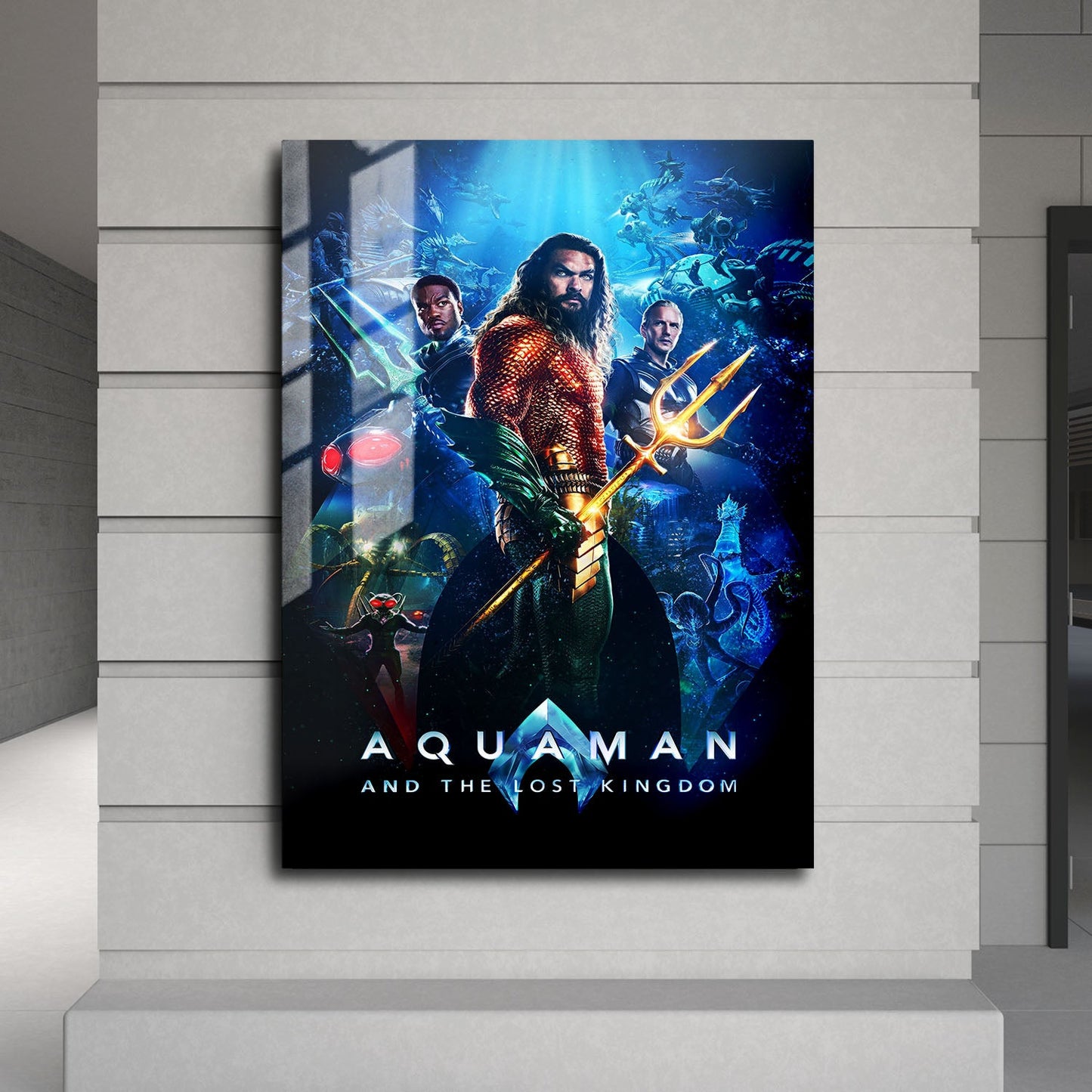 Flex Designs Metal Poster Aquaman and the Lost Kingdom 24 x 36" Home Goods - Movie 2023 Movie Metal Poster