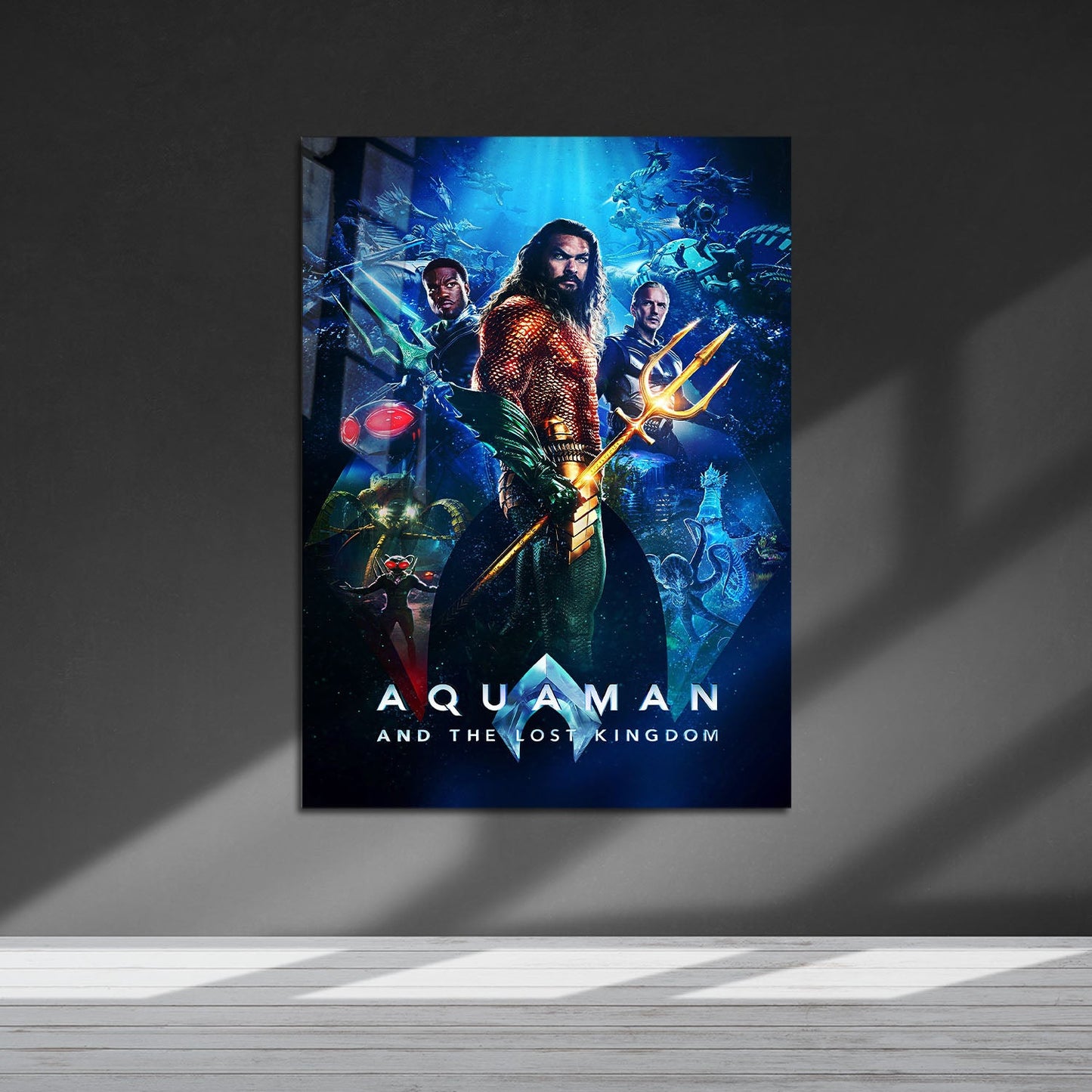 Flex Designs Metal Poster Aquaman and the Lost Kingdom 5 x 7" Home Goods - Movie 2023 Movie Metal Poster