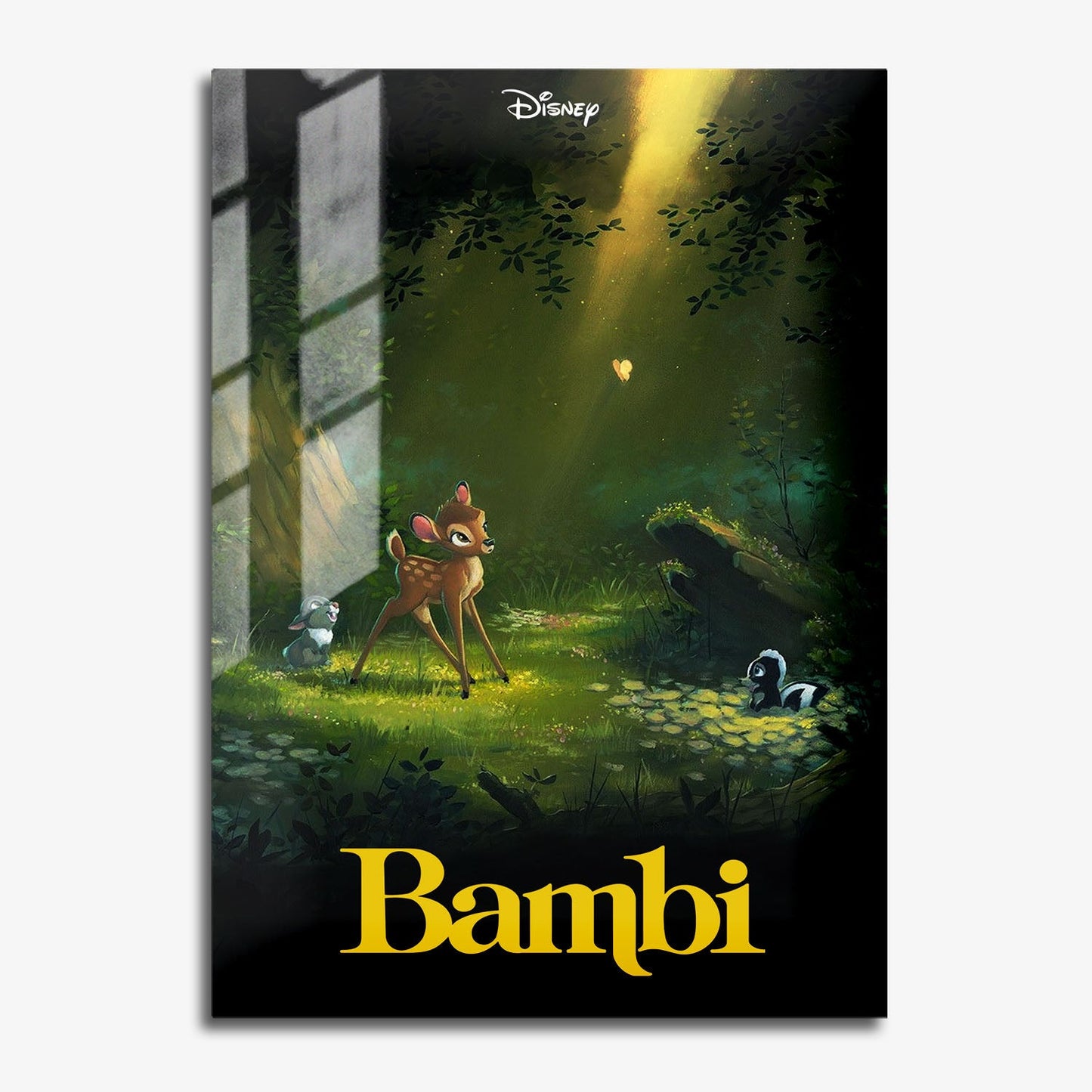 Flex Designs Metal Poster Bambi 11 x 17" Home Goods - Movie 1942 Movie Metal Poster
