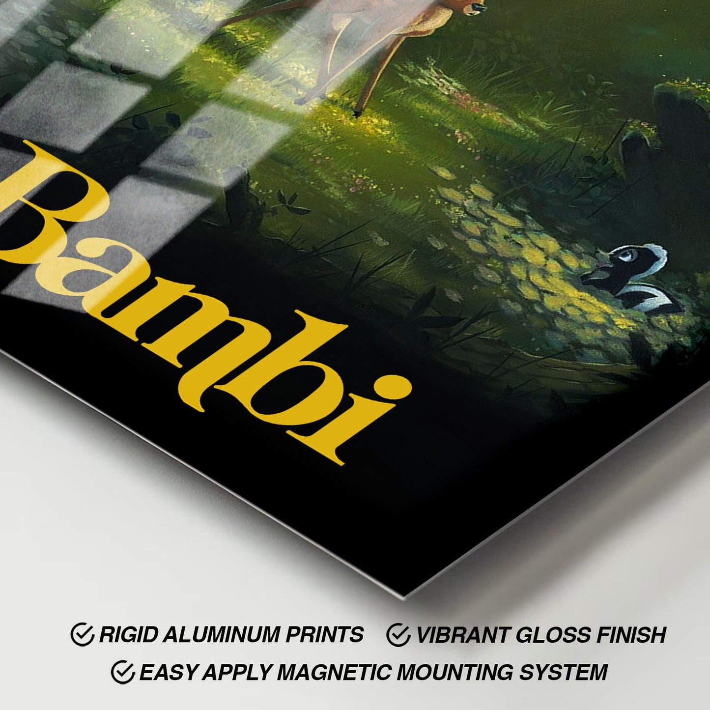 Flex Designs Metal Poster Bambi 11 x 17" Home Goods - Movie 1942 Movie Metal Poster