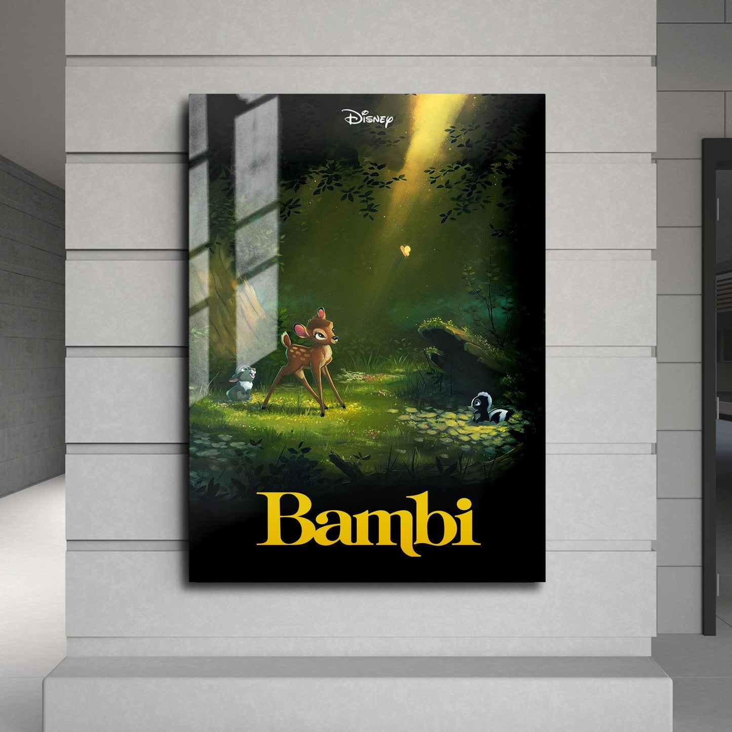 Flex Designs Metal Poster Bambi 24 x 36" Home Goods - Movie 1942 Movie Metal Poster