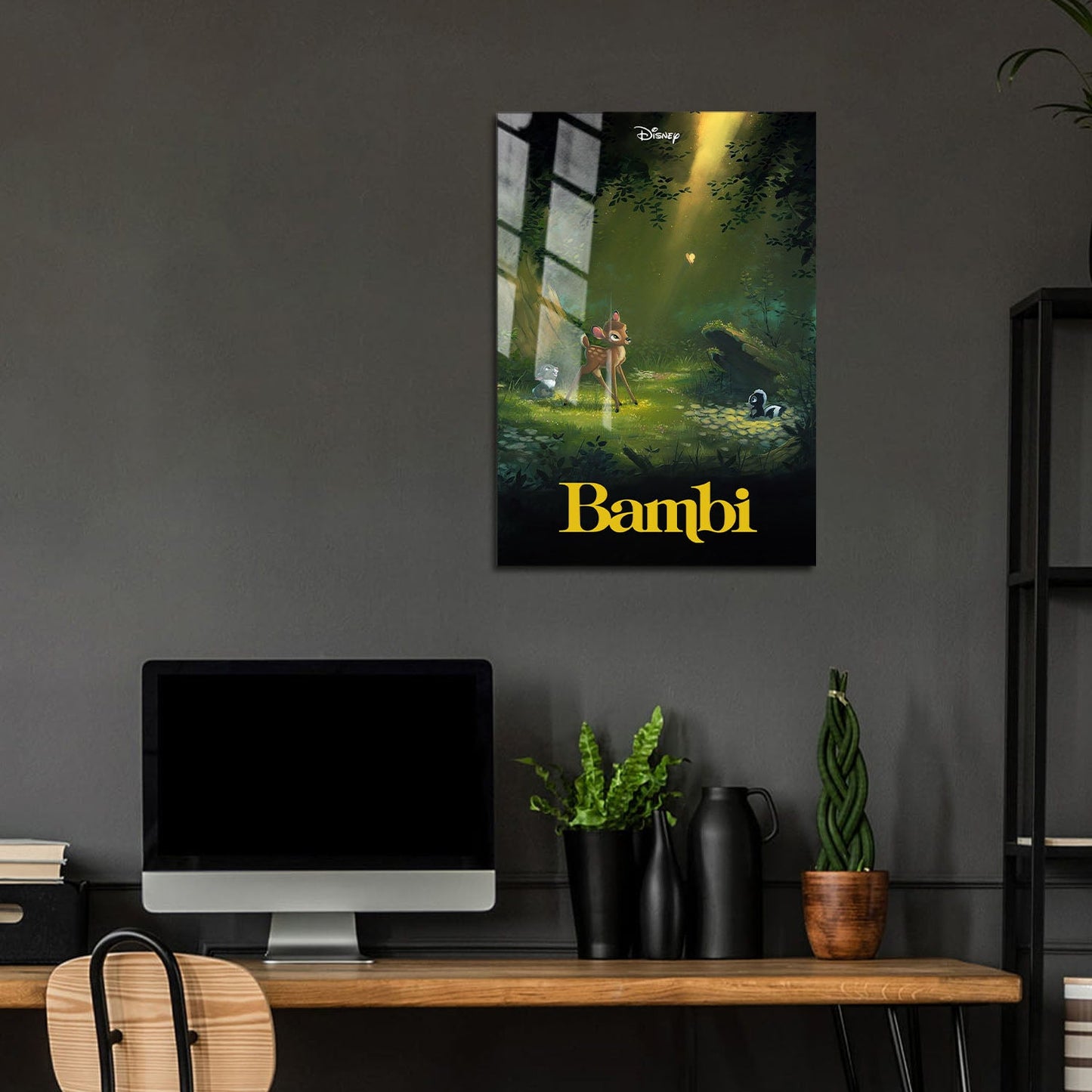 Flex Designs Metal Poster Bambi 5 x 7" Home Goods - Movie 1942 Movie Metal Poster