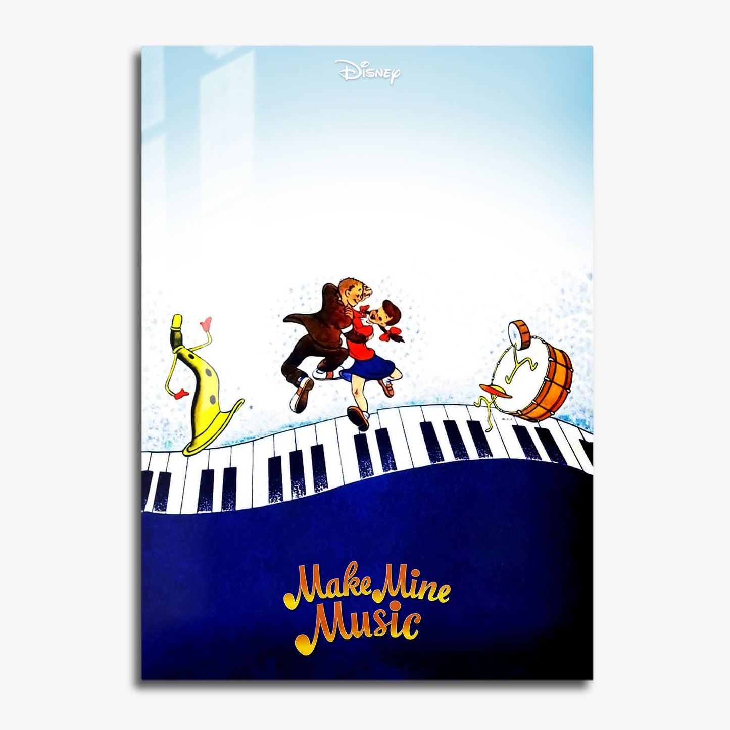 Flex Designs Metal Poster Make Mine Music 11 x 17" Home Goods - Movie 1946 Movie Metal Poster