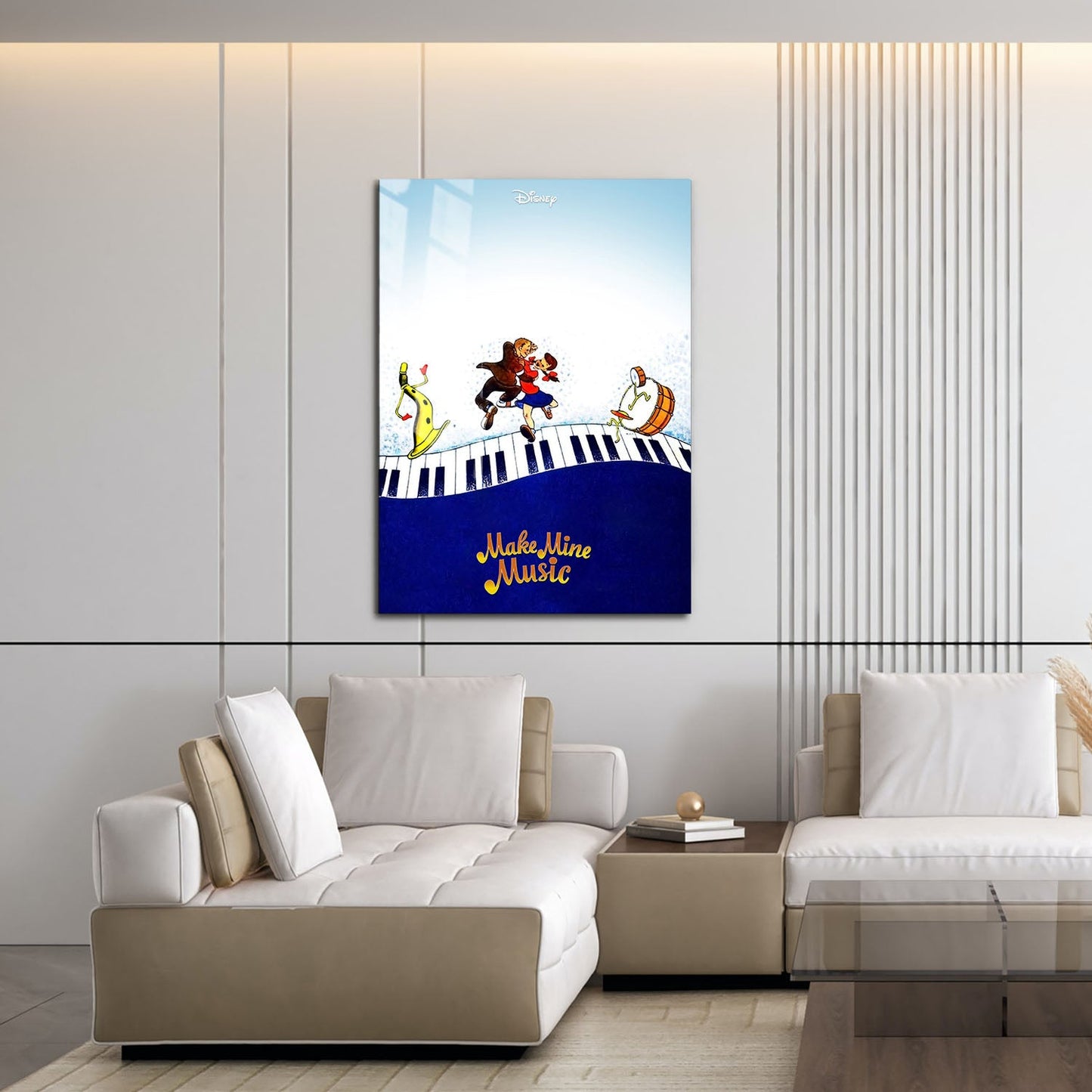 Flex Designs Metal Poster Make Mine Music 16 x 24" Home Goods - Movie 1946 Movie Metal Poster