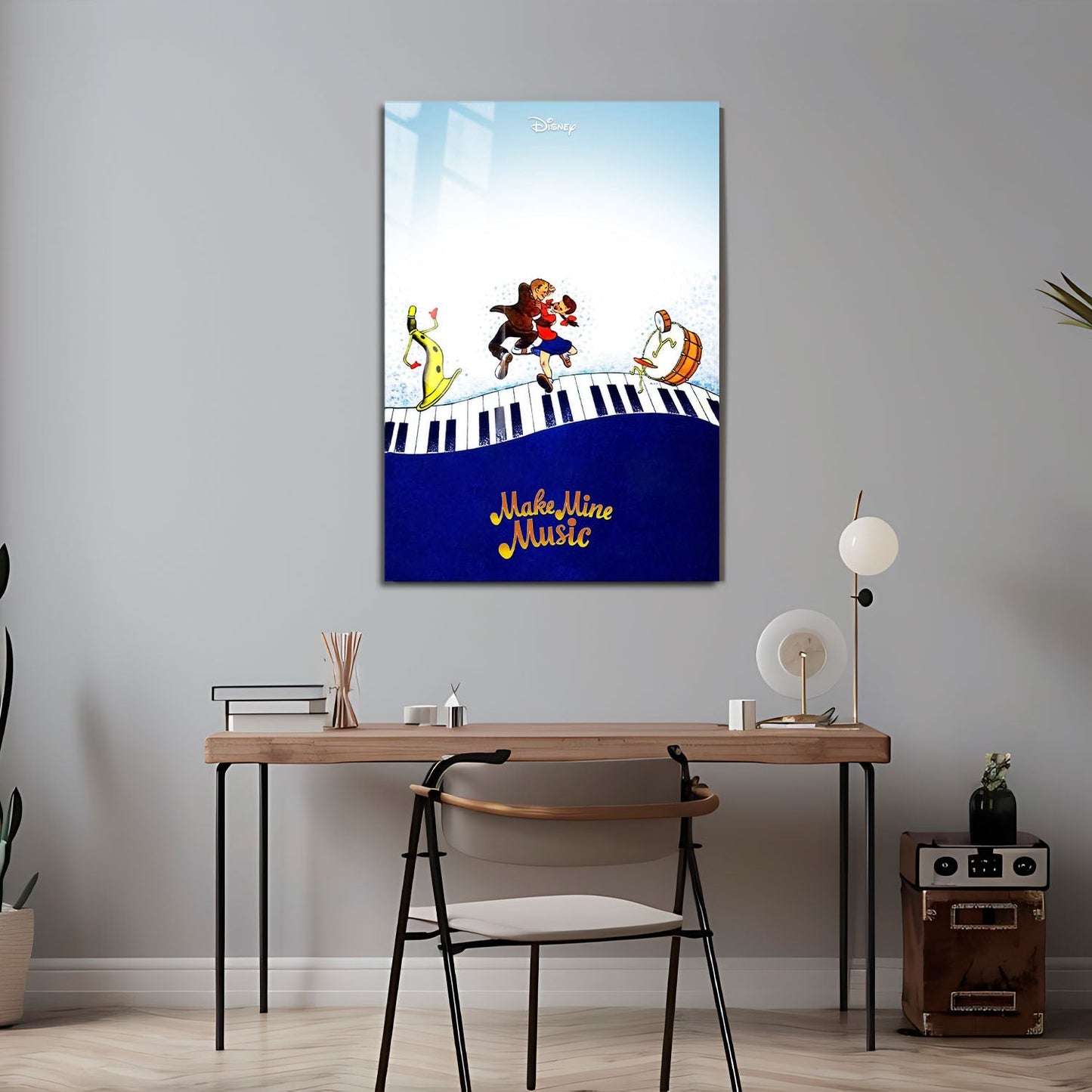 Flex Designs Metal Poster Make Mine Music 24 x 36" Home Goods - Movie 1946 Movie Metal Poster