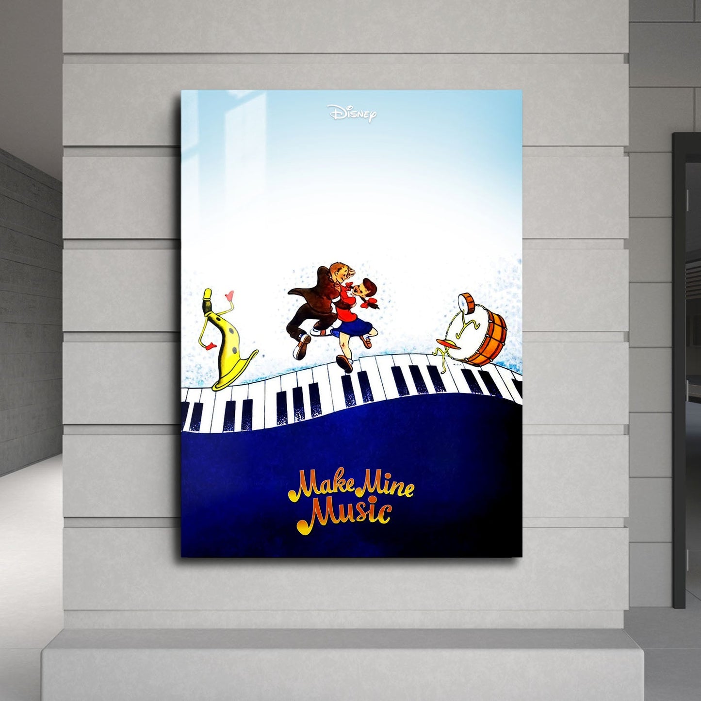 Flex Designs Metal Poster Make Mine Music 24 x 36" Home Goods - Movie 1946 Movie Metal Poster