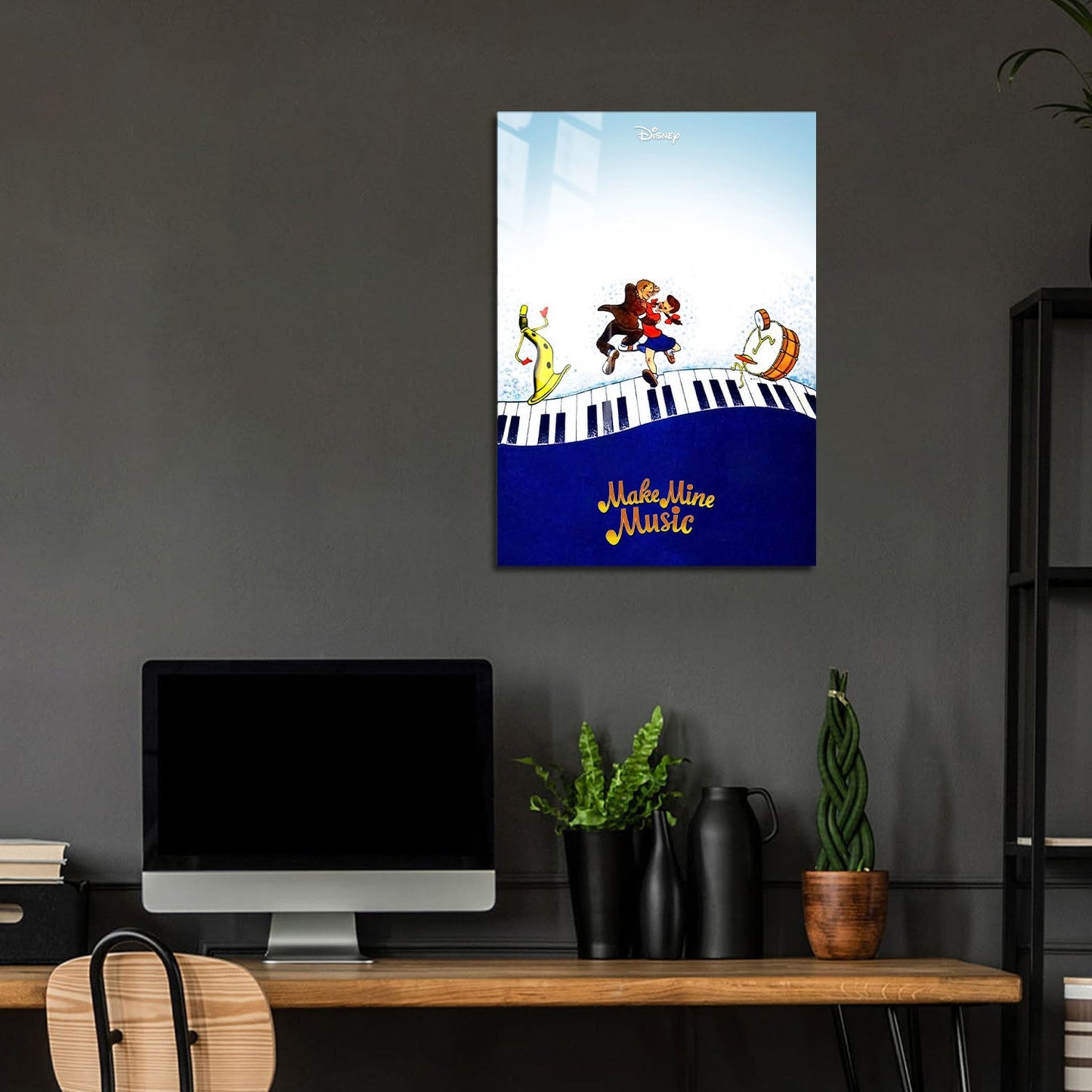 Flex Designs Metal Poster Make Mine Music 5 x 7" Home Goods - Movie 1946 Movie Metal Poster