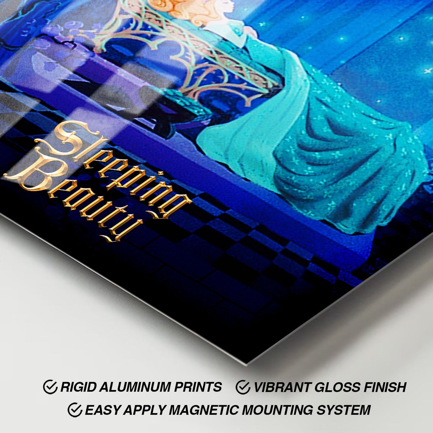 Flex Designs Metal Poster Sleeping Beauty 11 x 17" Home Goods - Movie 1959 Movie Metal Poster