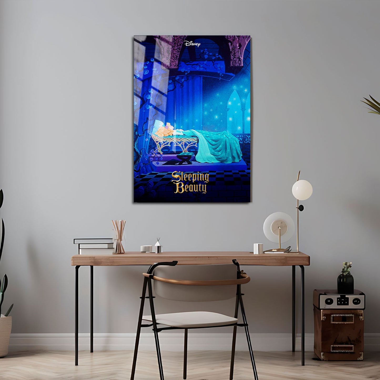 Flex Designs Metal Poster Sleeping Beauty 24 x 36" Home Goods - Movie 1959 Movie Metal Poster