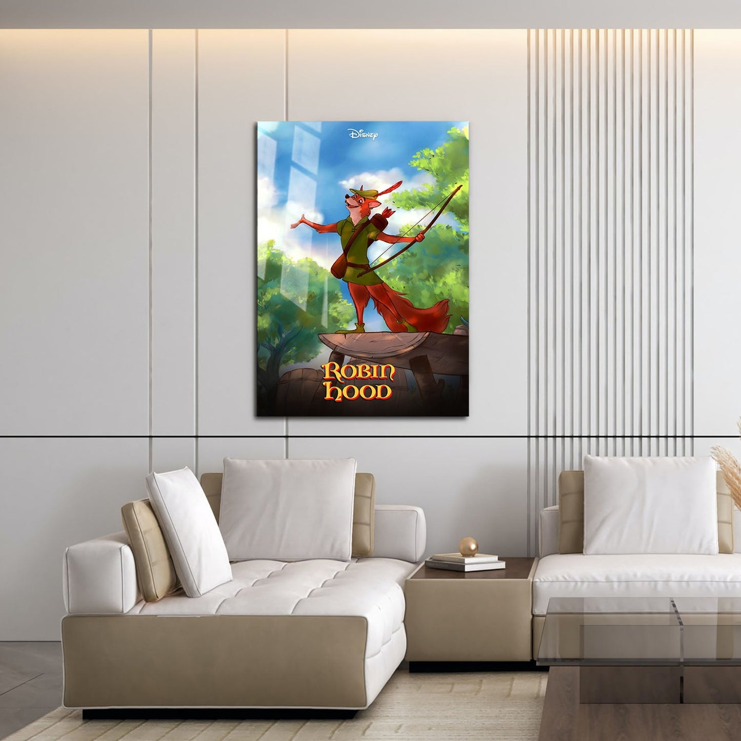 Flex Designs Metal Poster Robin Hood 16 x 24" Home Goods - Movie 1973 Movie Metal Poster