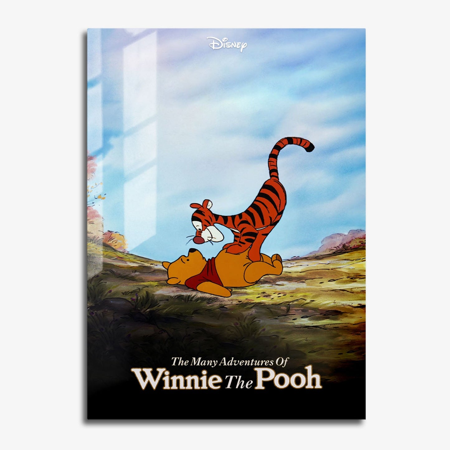 Flex Designs Metal Poster The Many Adventures of Winnie the Pooh 11 x 17" Home Goods - Movie 1977 Movie Metal Poster